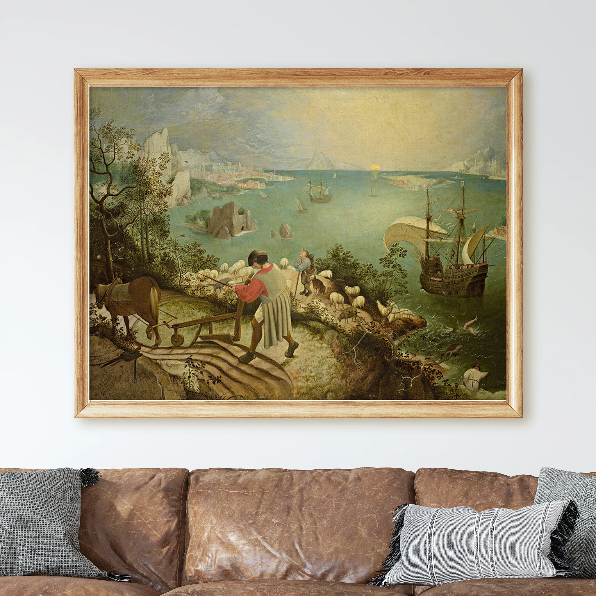 The Fall of Icarus by Pieter Bruegel the Elder - Image 2
