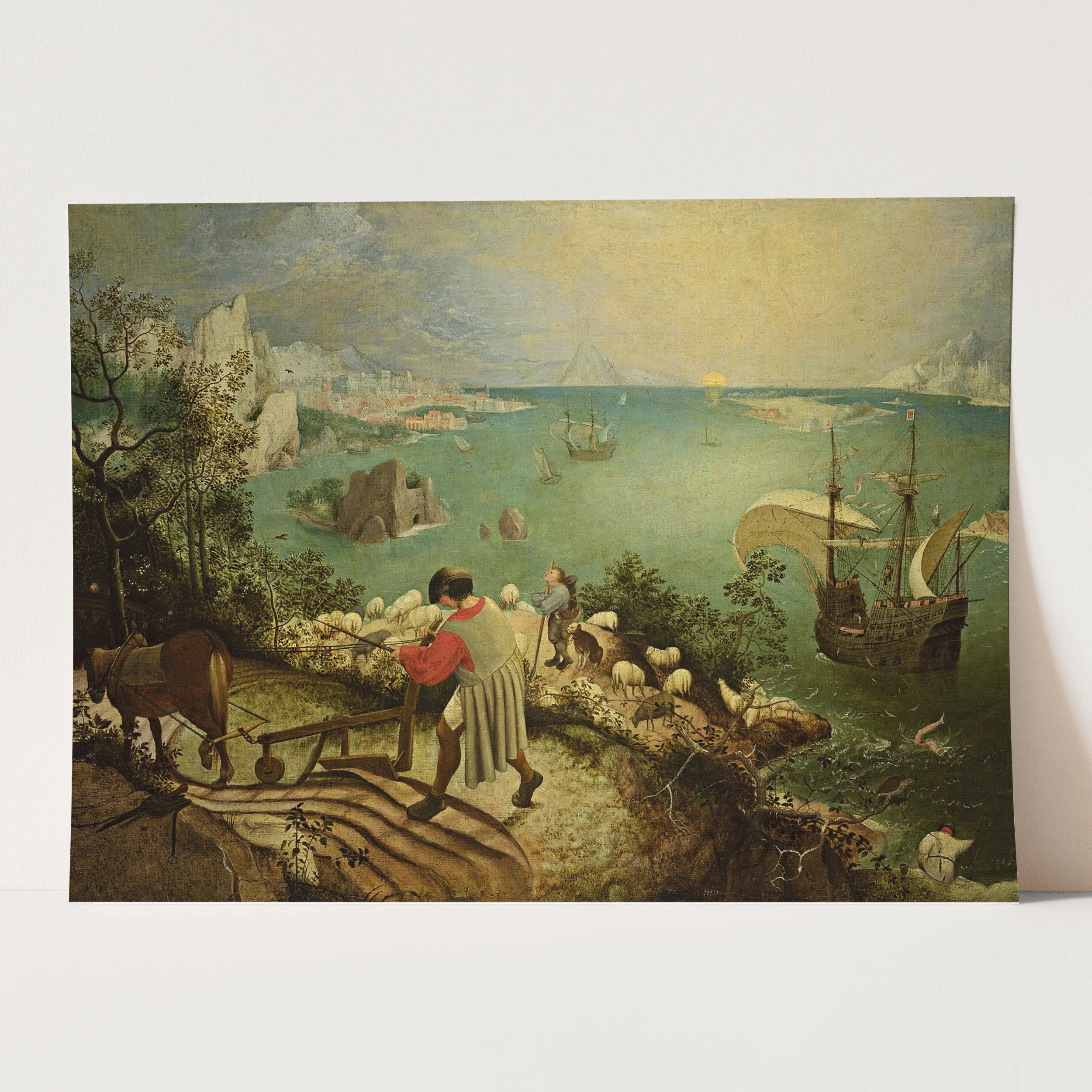 The Fall of Icarus by Pieter Bruegel the Elder - Image 3