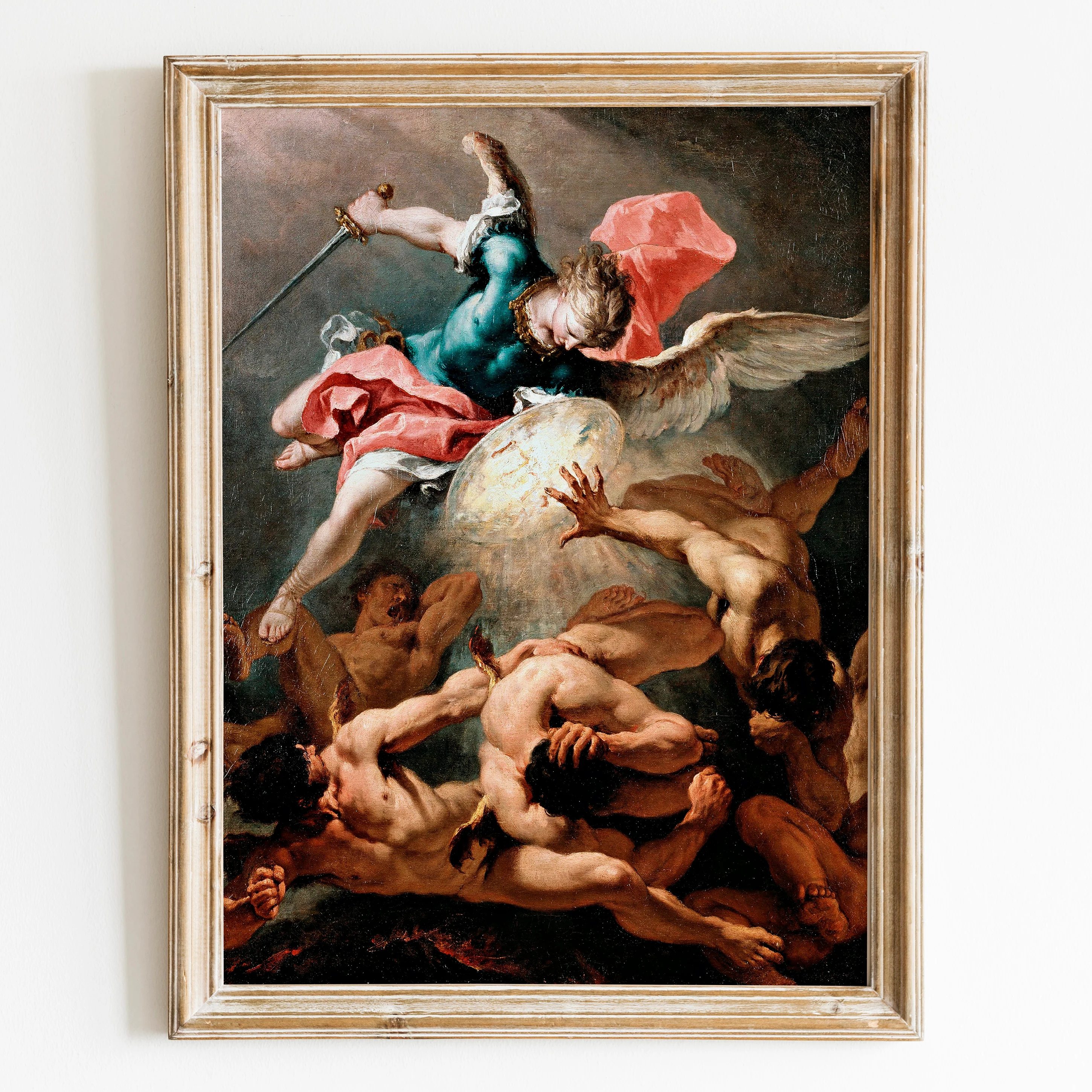 The Fall of the Rebel Angels by Sebastiano Ricci
