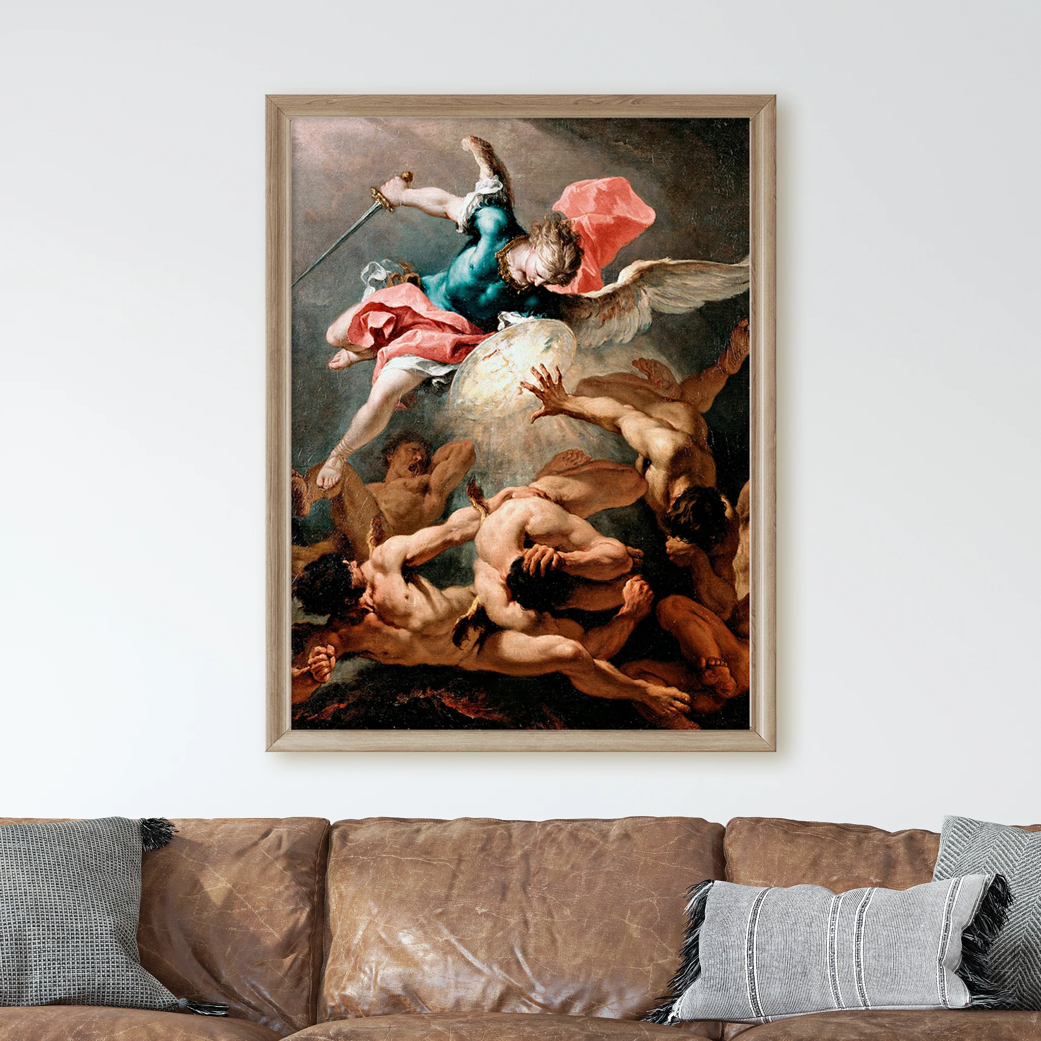 The Fall of the Rebel Angels by Sebastiano Ricci - Image 2