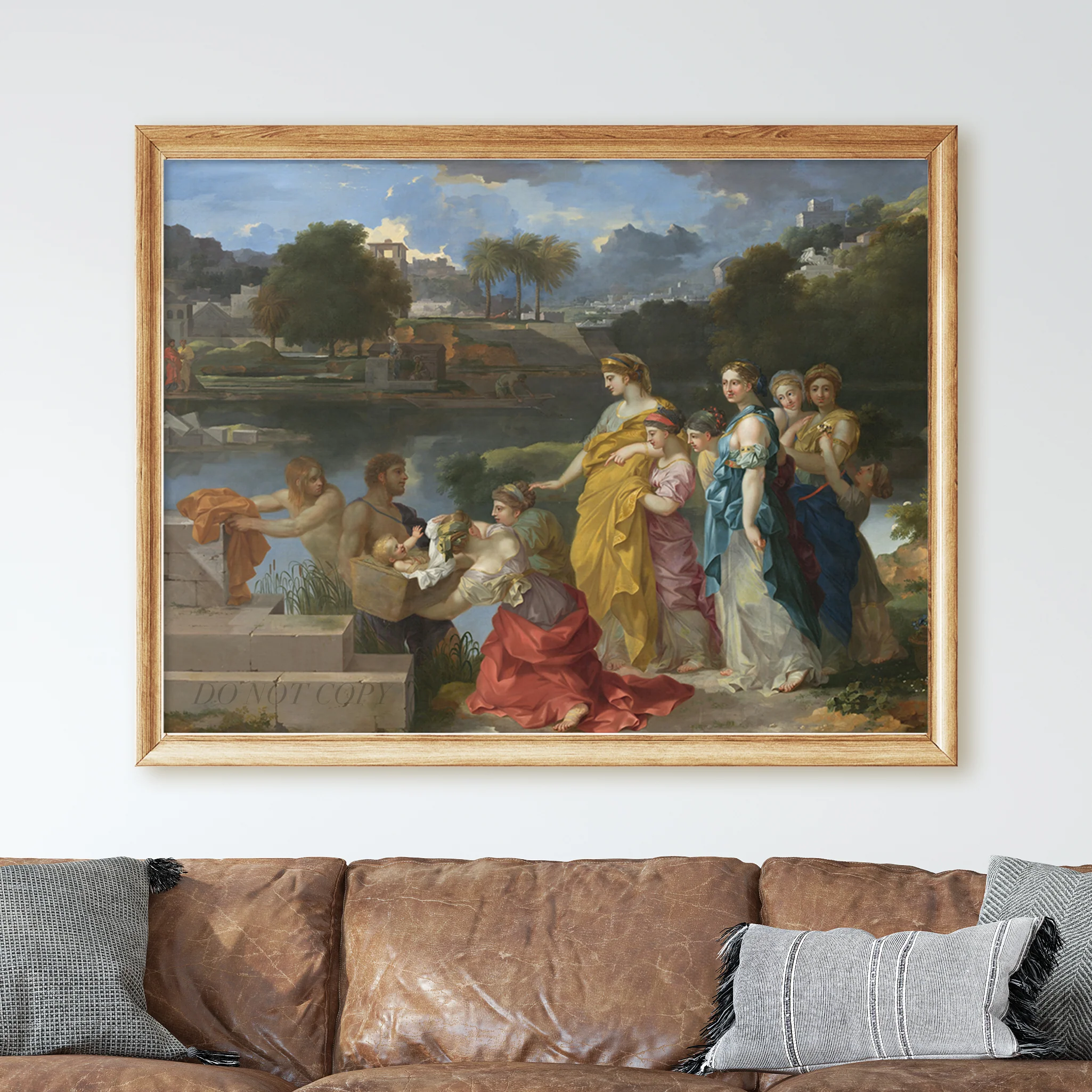 The Finding of Moses by Sébastien Bourdon - Image 2