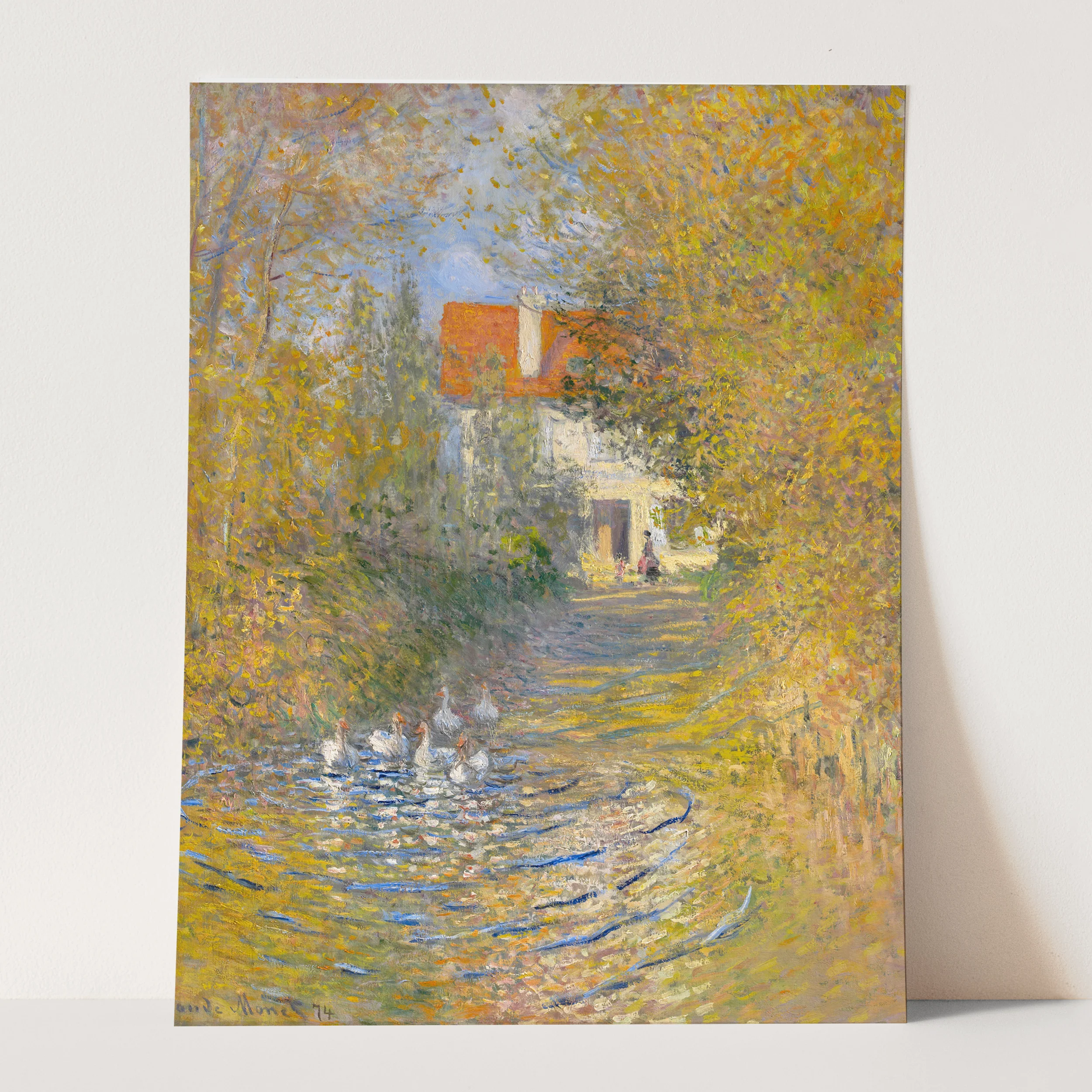 The Geese (1874) by Claude Monet - Image 3
