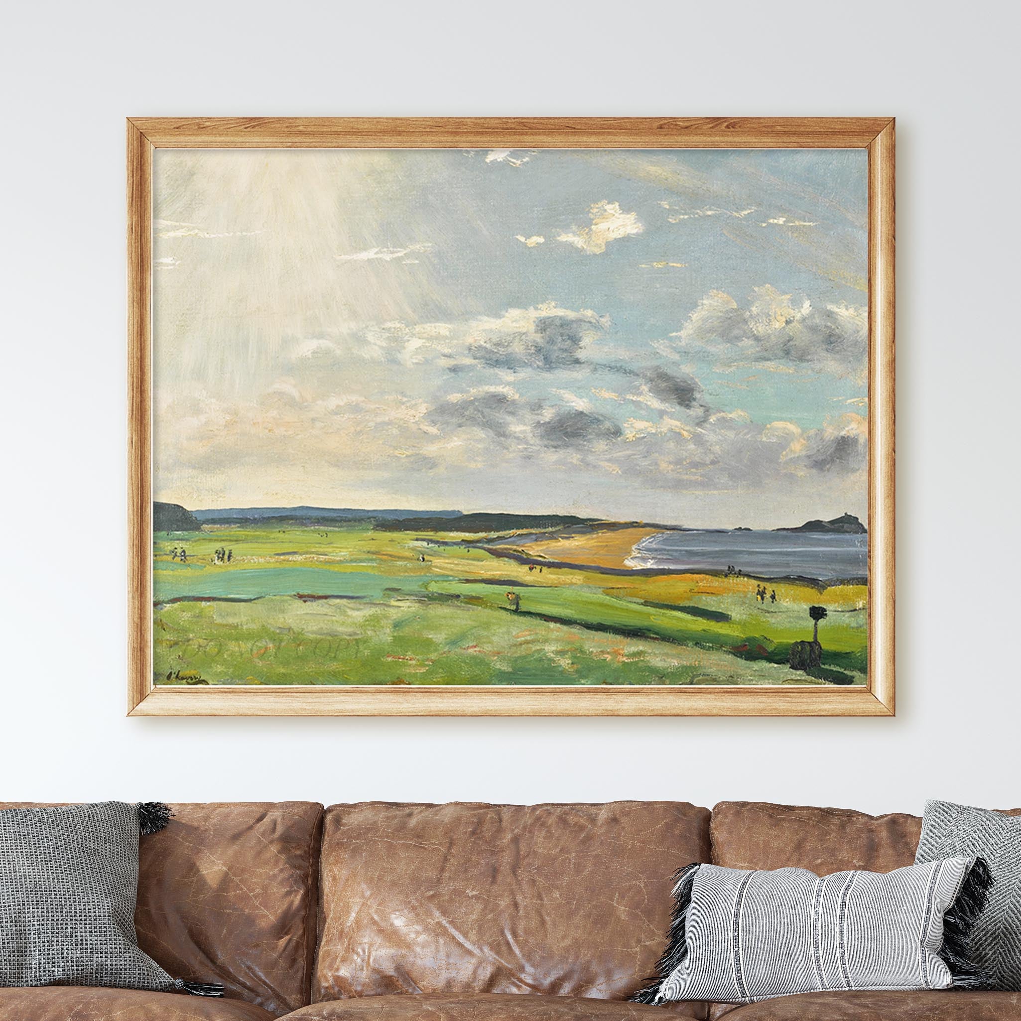 The Golf Course, North Berwick (1922) by John Lavery - Image 2