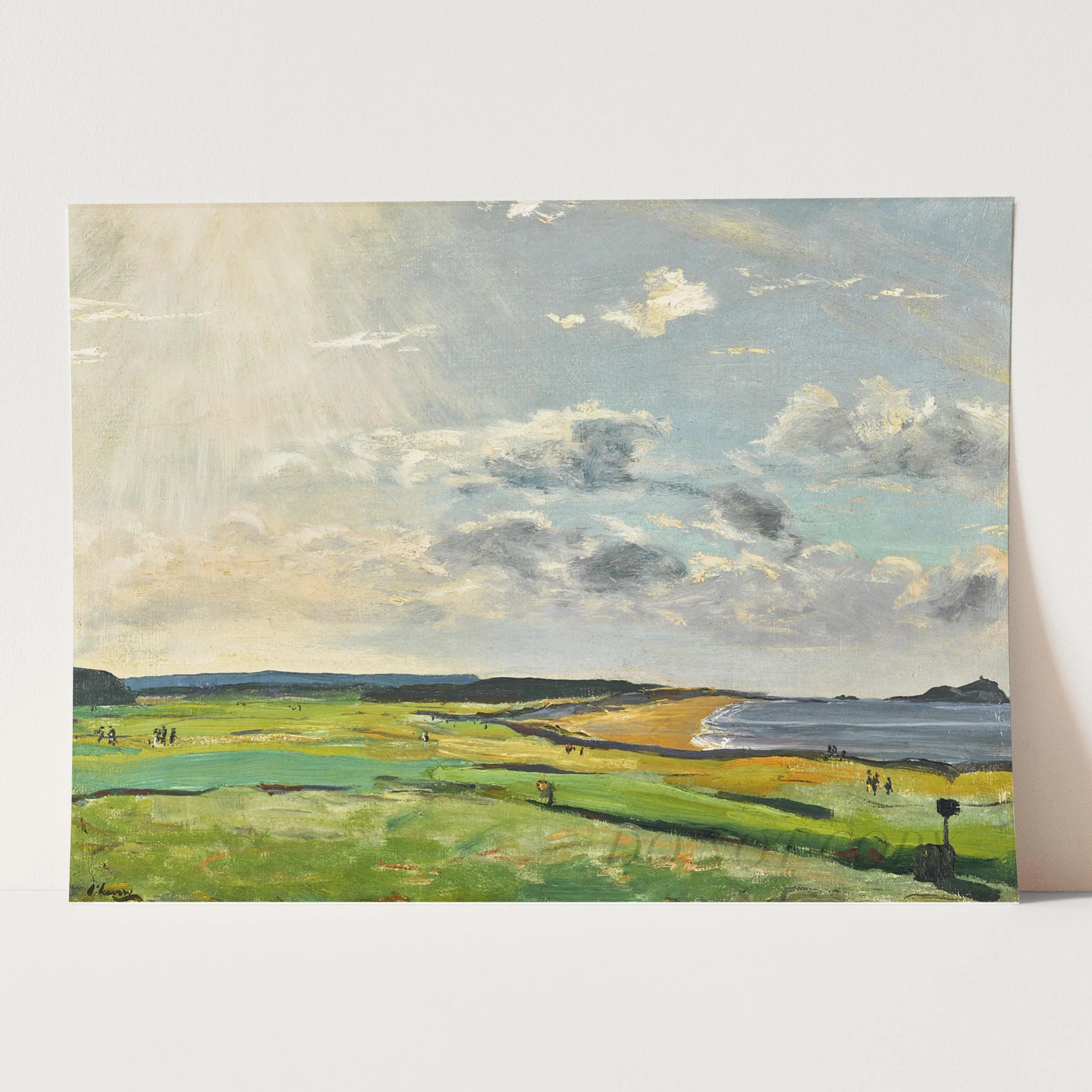 The Golf Course, North Berwick (1922) by John Lavery - Image 3