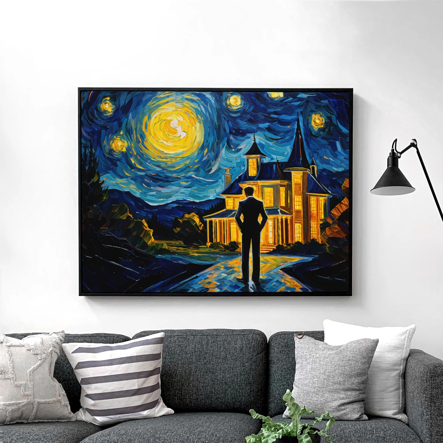 The Great Gatsby as Van Gogh Starry Night - Image 2