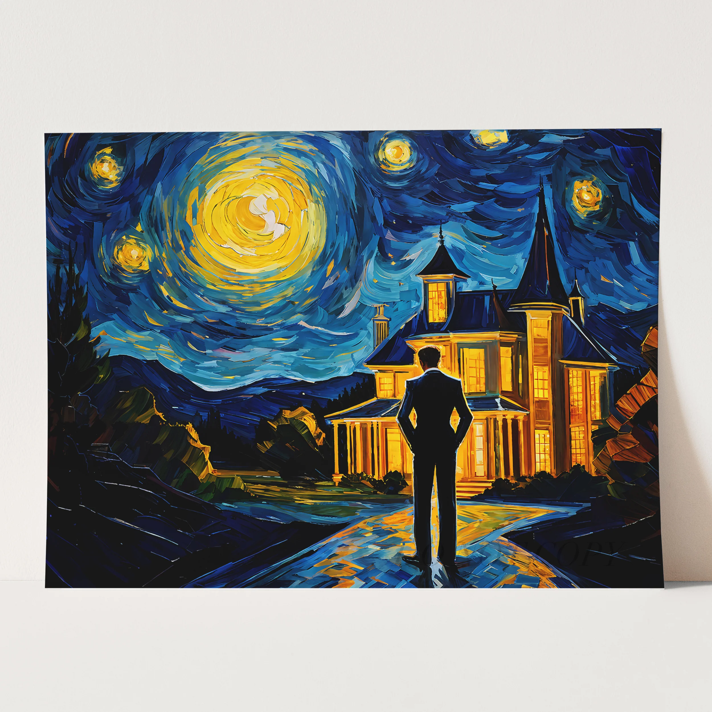 The Great Gatsby as Van Gogh Starry Night - Image 3
