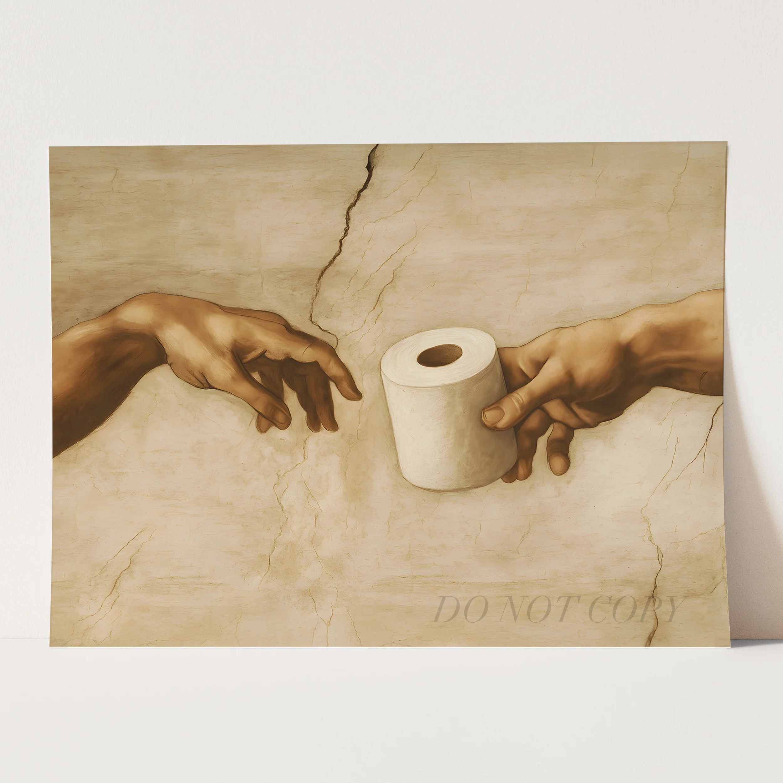 The Hands of God and Adam Toilet Paper - Image 3