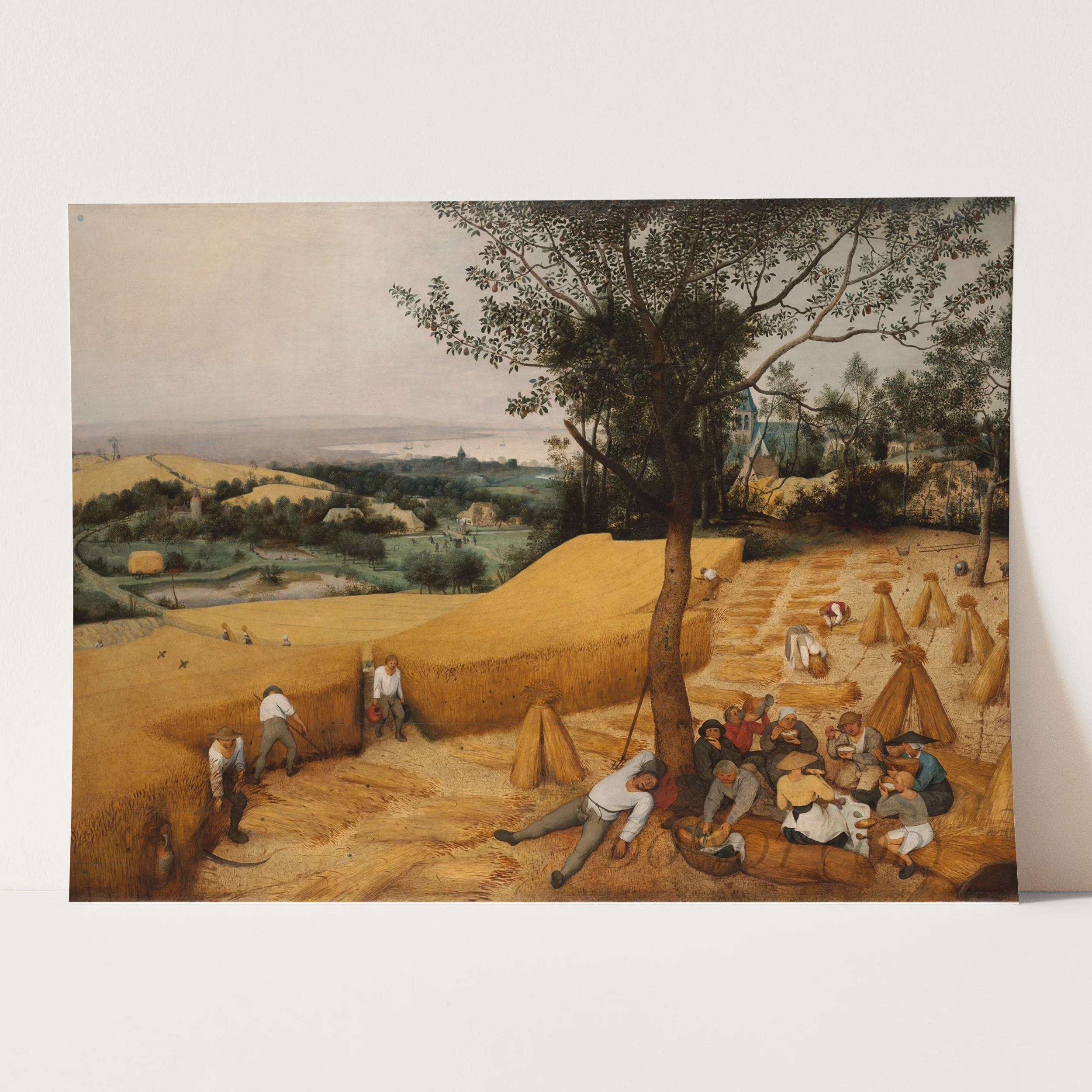 The Harvesters by Pieter Bruegel the Elder - Image 3