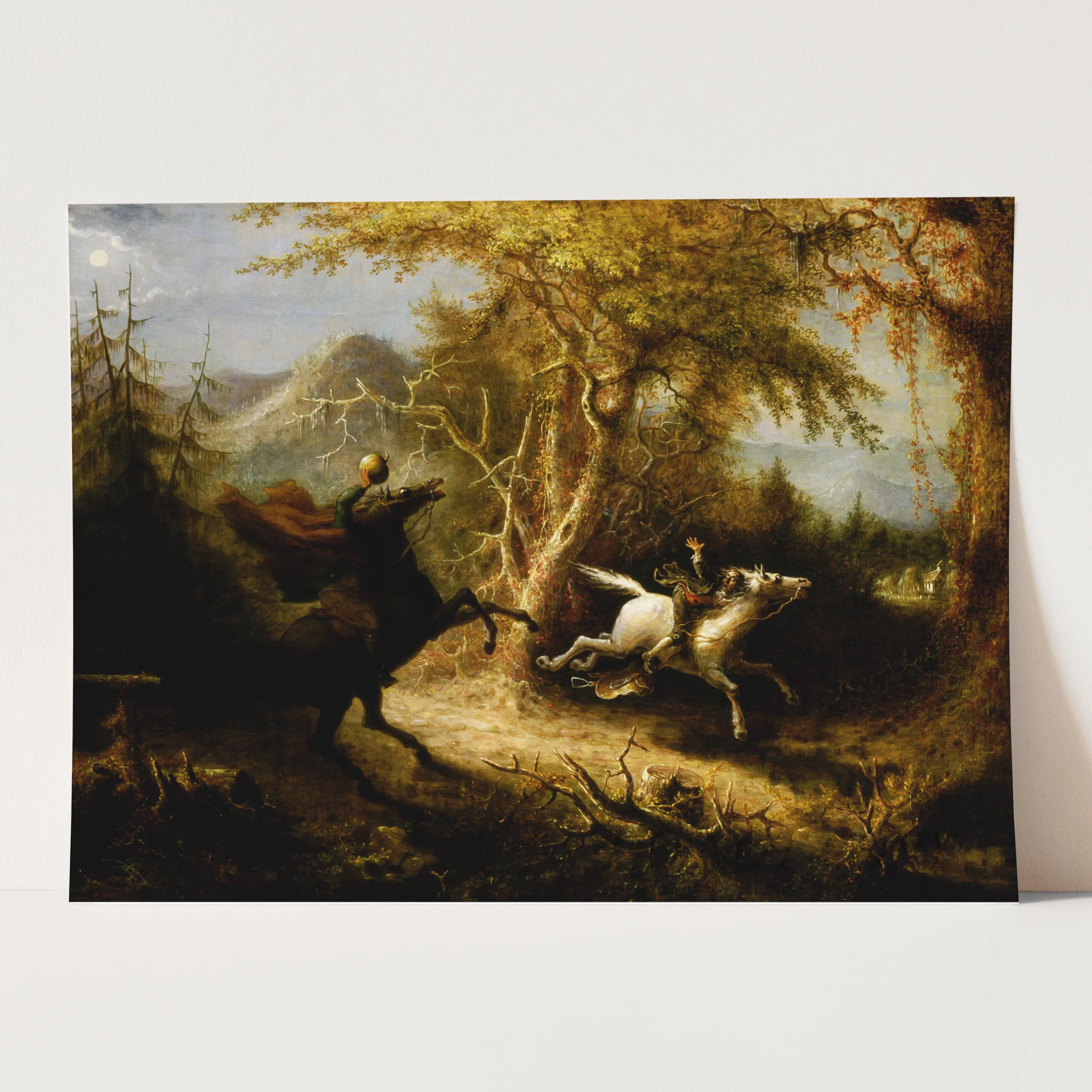 The Headless Horseman Pursuing Ichabod Crane by John Quidor - Image 3