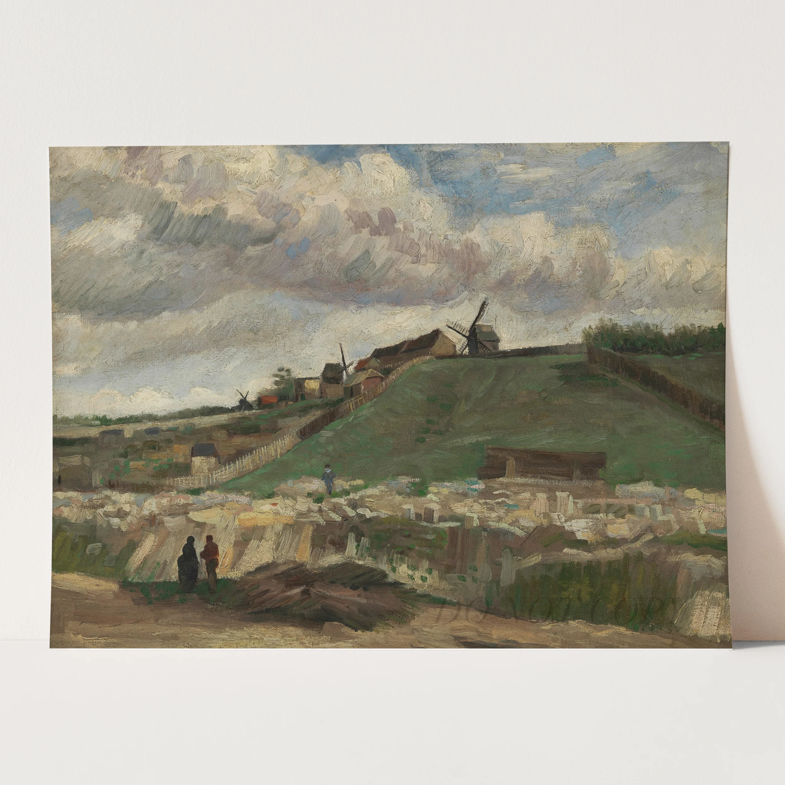 The Hill of Montmartre with Stone Quarry (1886) by Van Gogh - Image 3