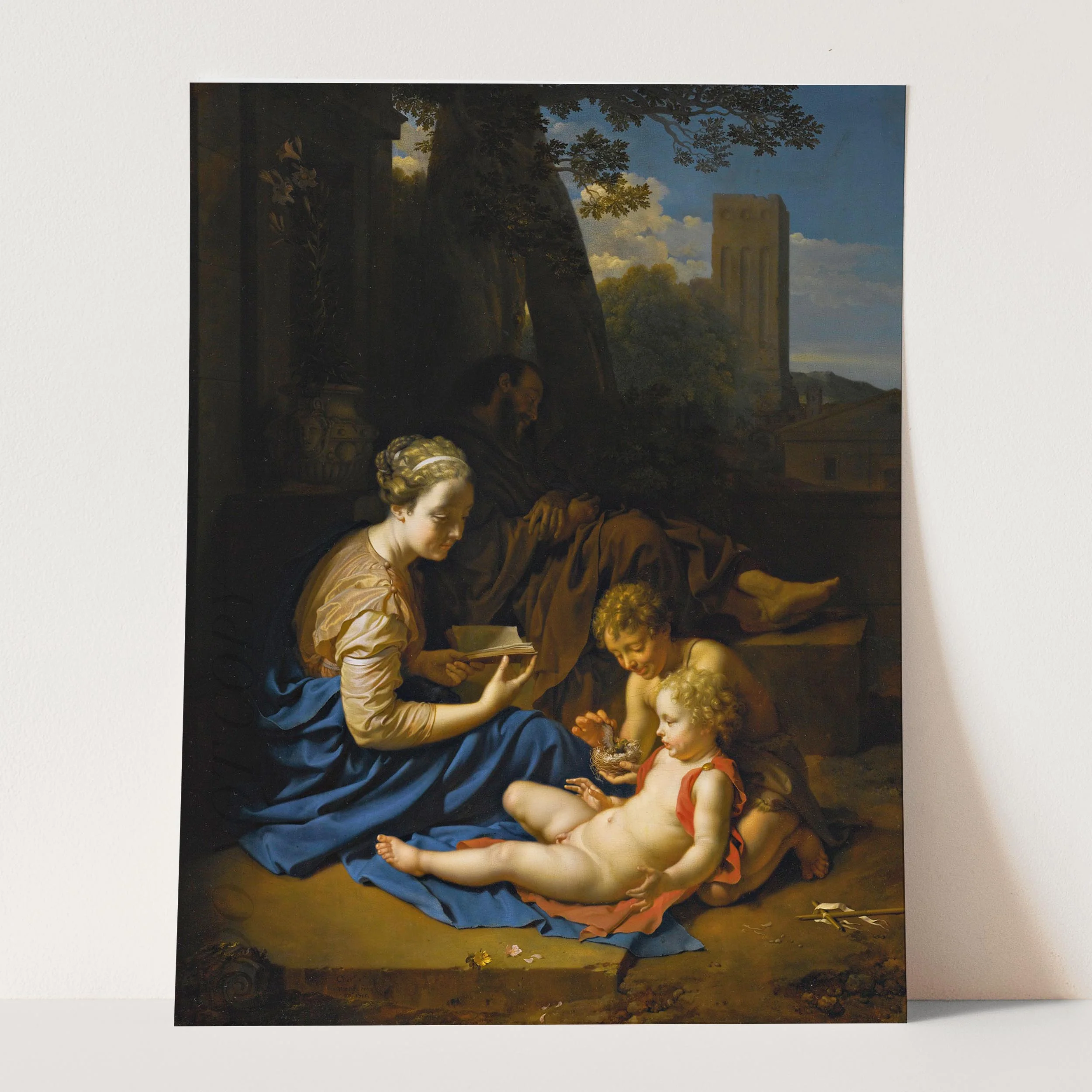 The Holy Family With The Infant Saint John The Baptist, 1715 by Adriaen Van der Werff - Image 3
