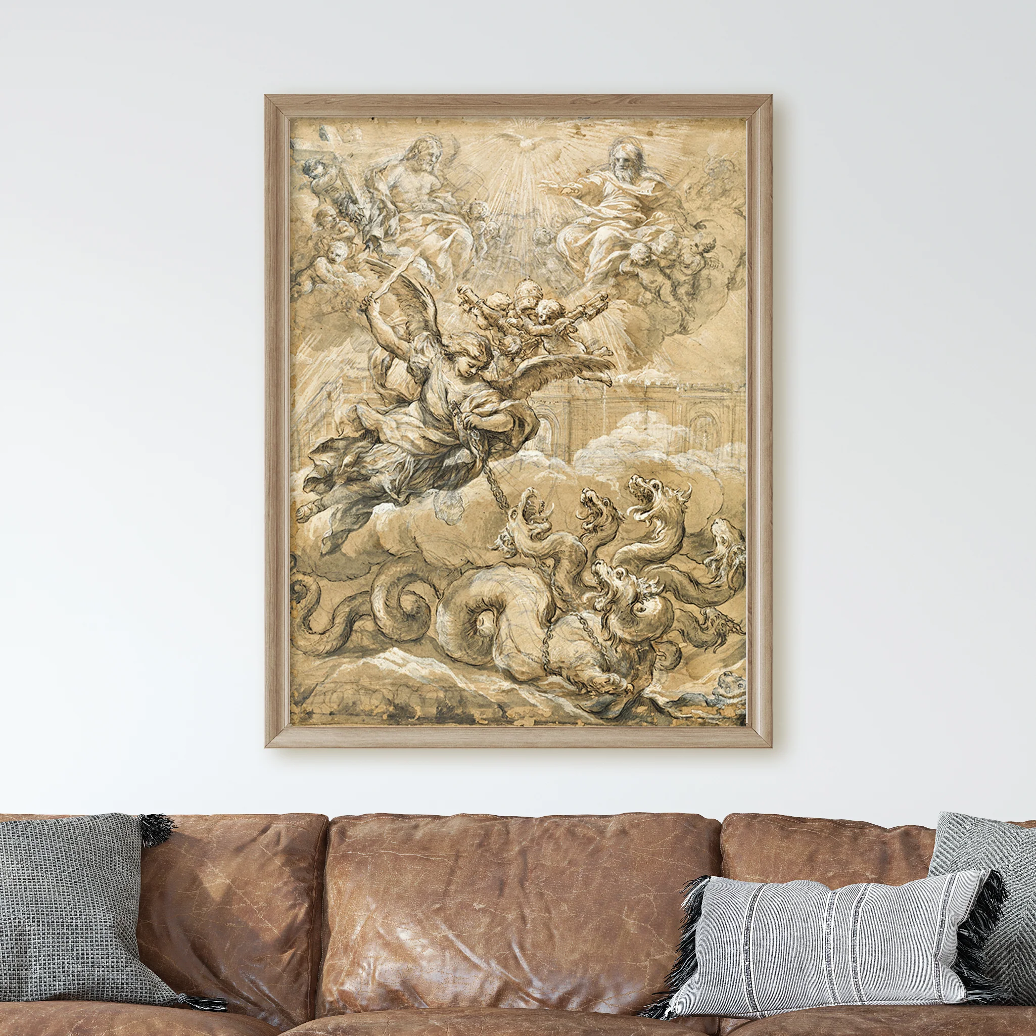 The Holy Trinity with Saint Michael Conquering the Dragon - Image 2