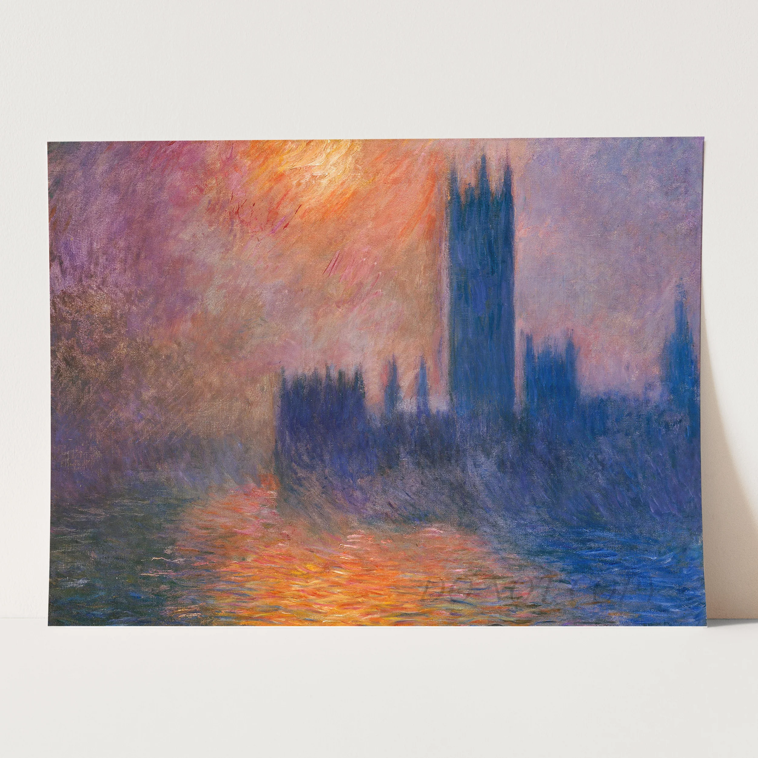 The Houses of Parliament, Sunset (1904) by Claude Monet - Image 3