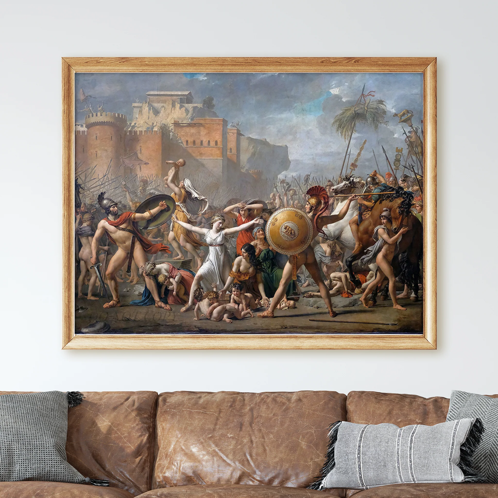 The Intervention of the Sabine Women (1799) by Jacques-Louis David - Image 2