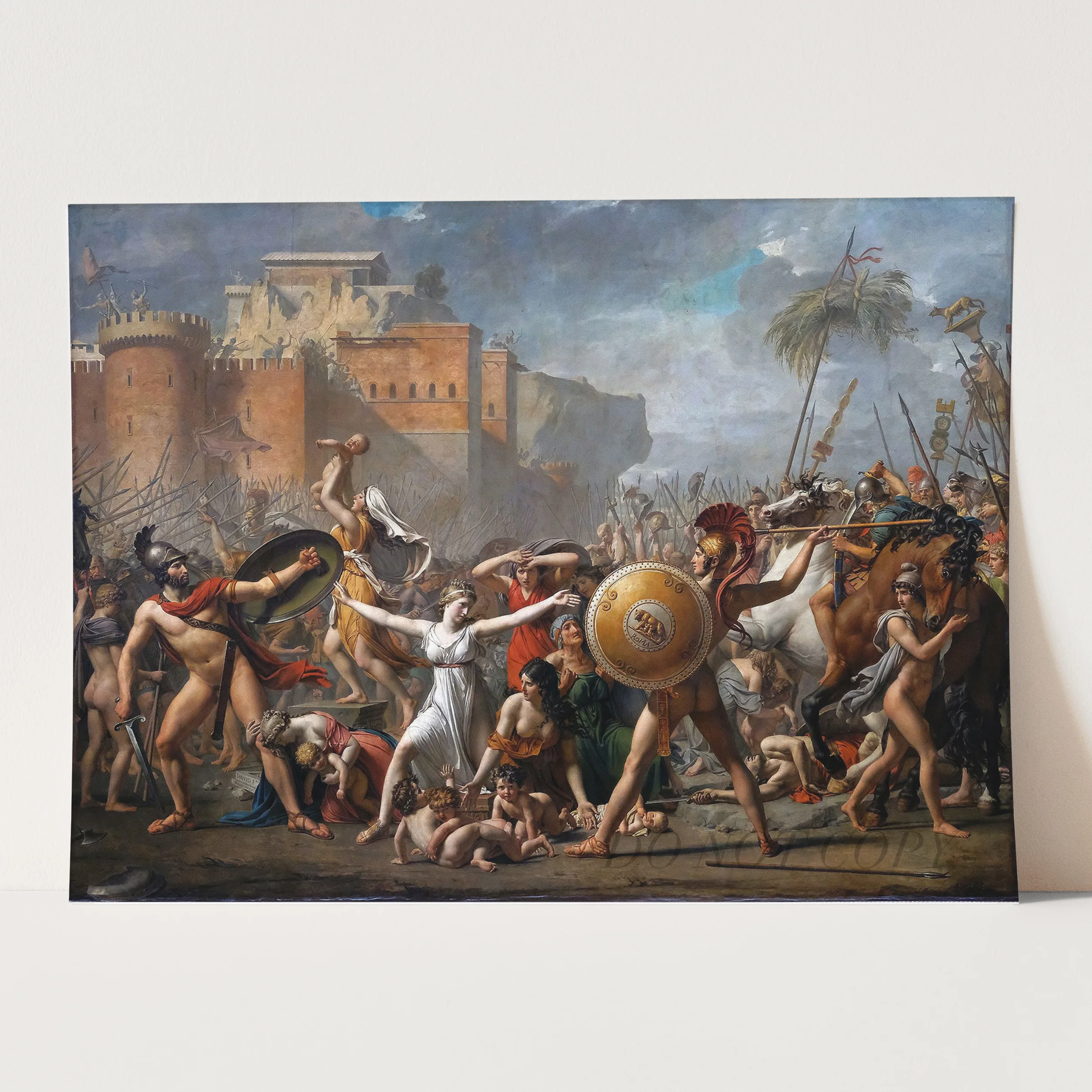 The Intervention of the Sabine Women (1799) by Jacques-Louis David - Image 3