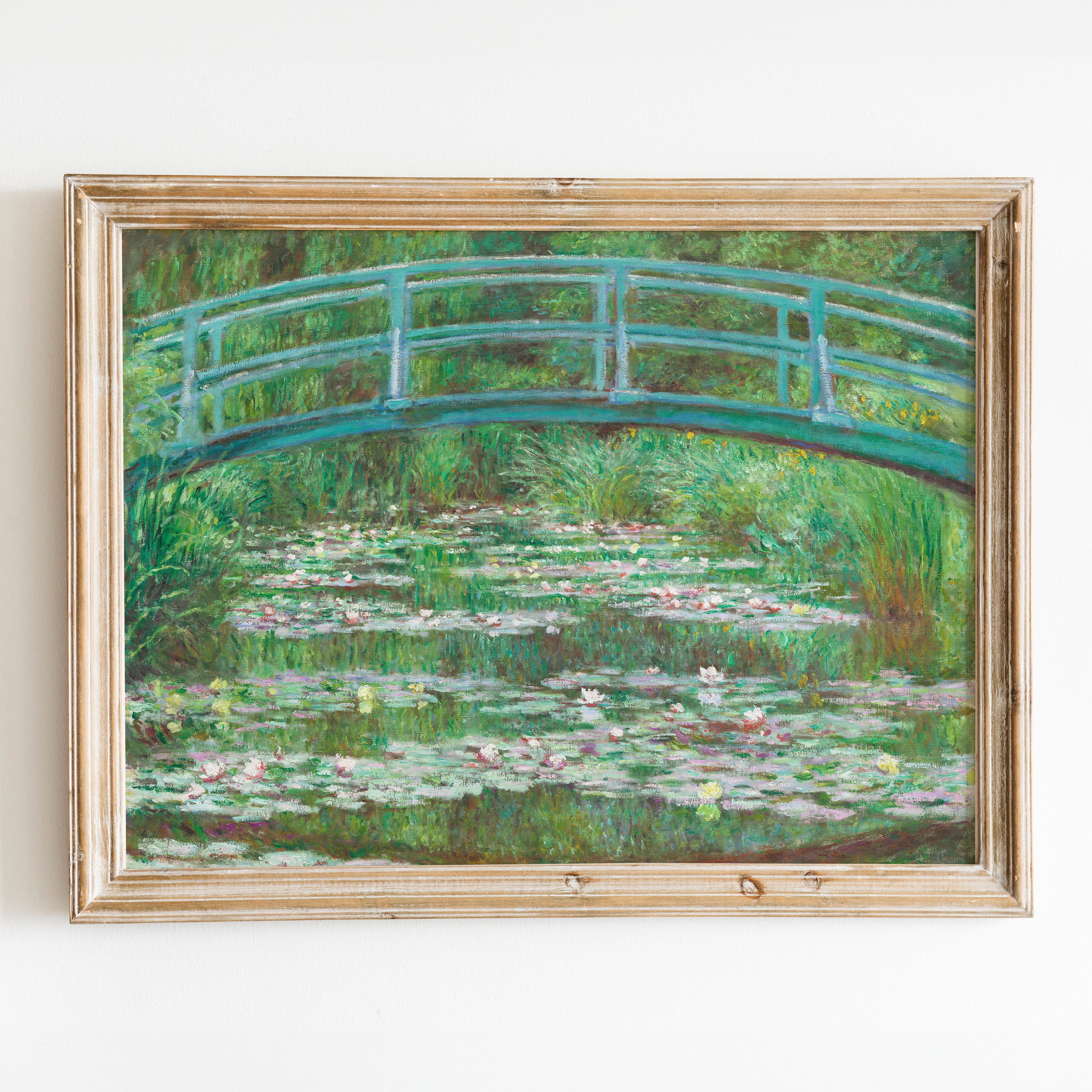 The Japanese Footbridge (1899) by Claude Monet