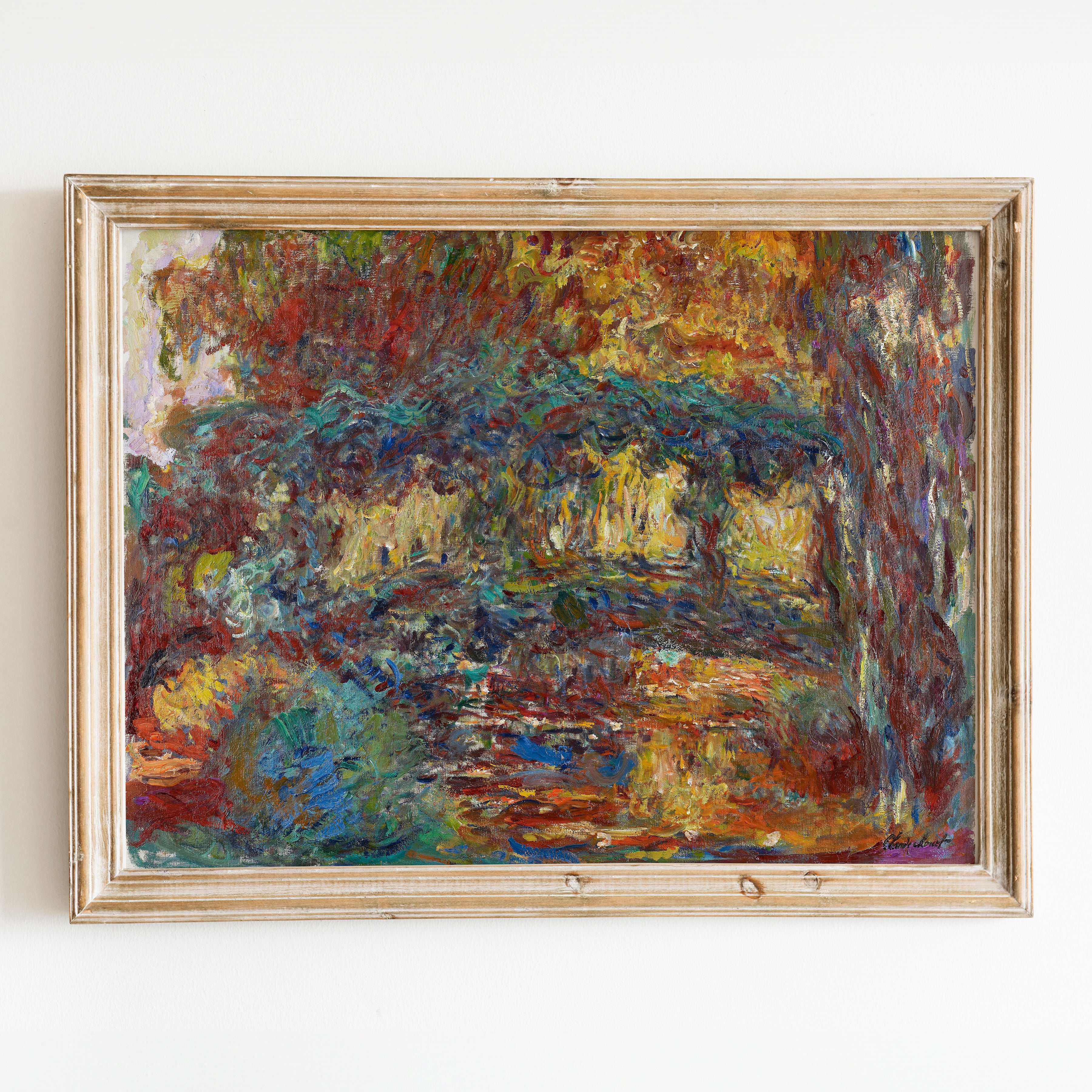 The Japanese Footbridge (1920–1922) by Claude Monet
