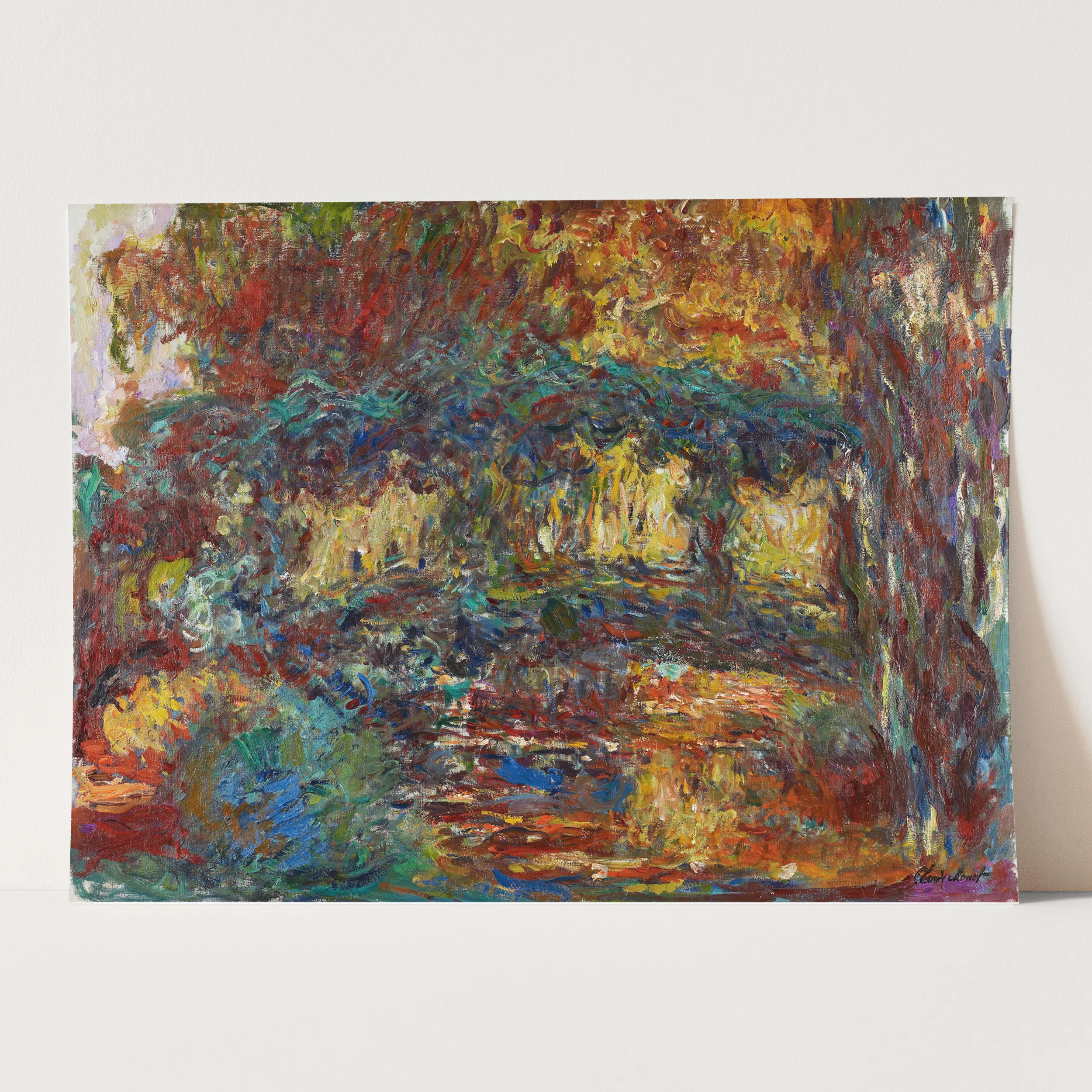 The Japanese Footbridge (1920–1922) by Claude Monet - Image 3