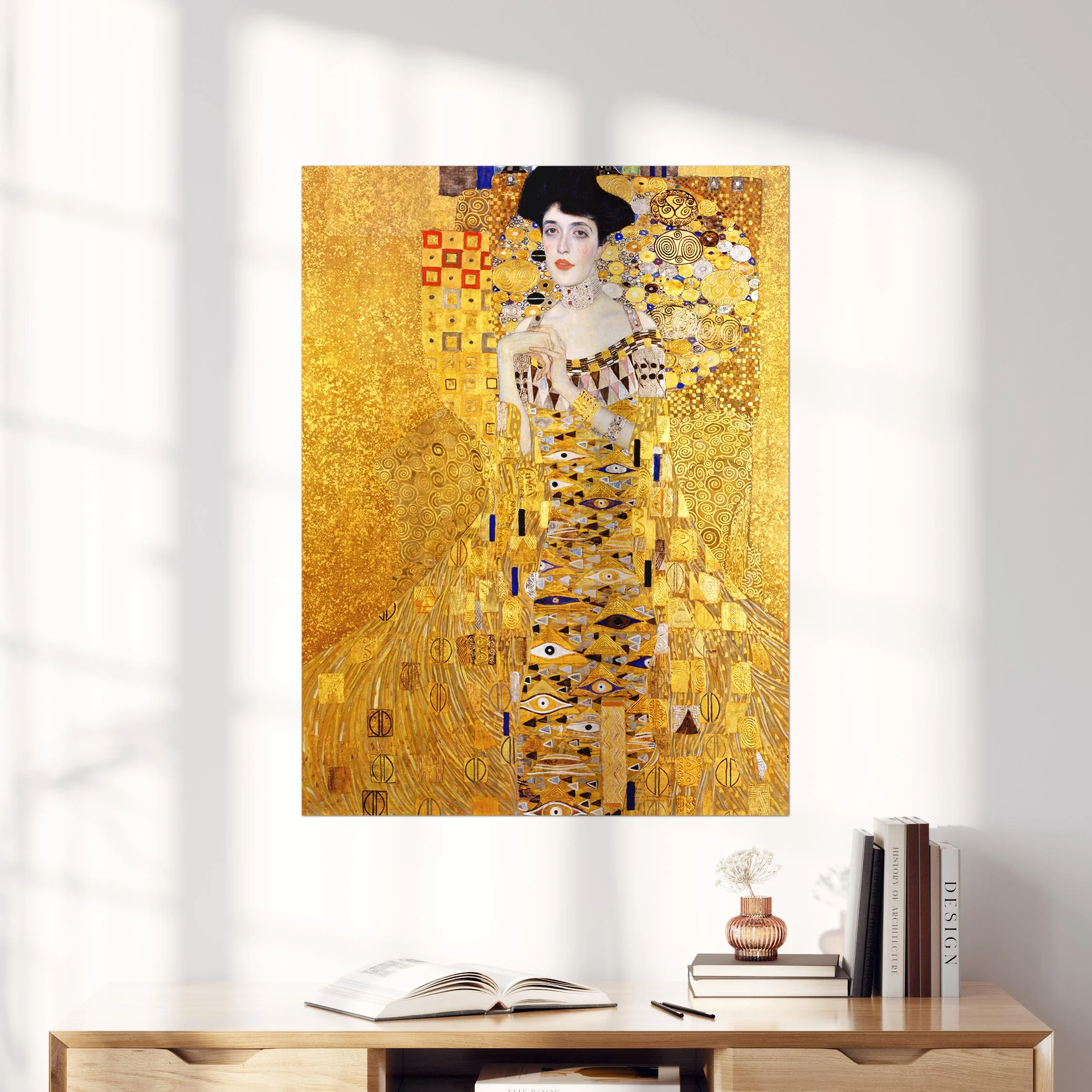 The Kiss - Portrait of Adele Bloch-Bauer (1907) by Gustav Klimt - Image 4