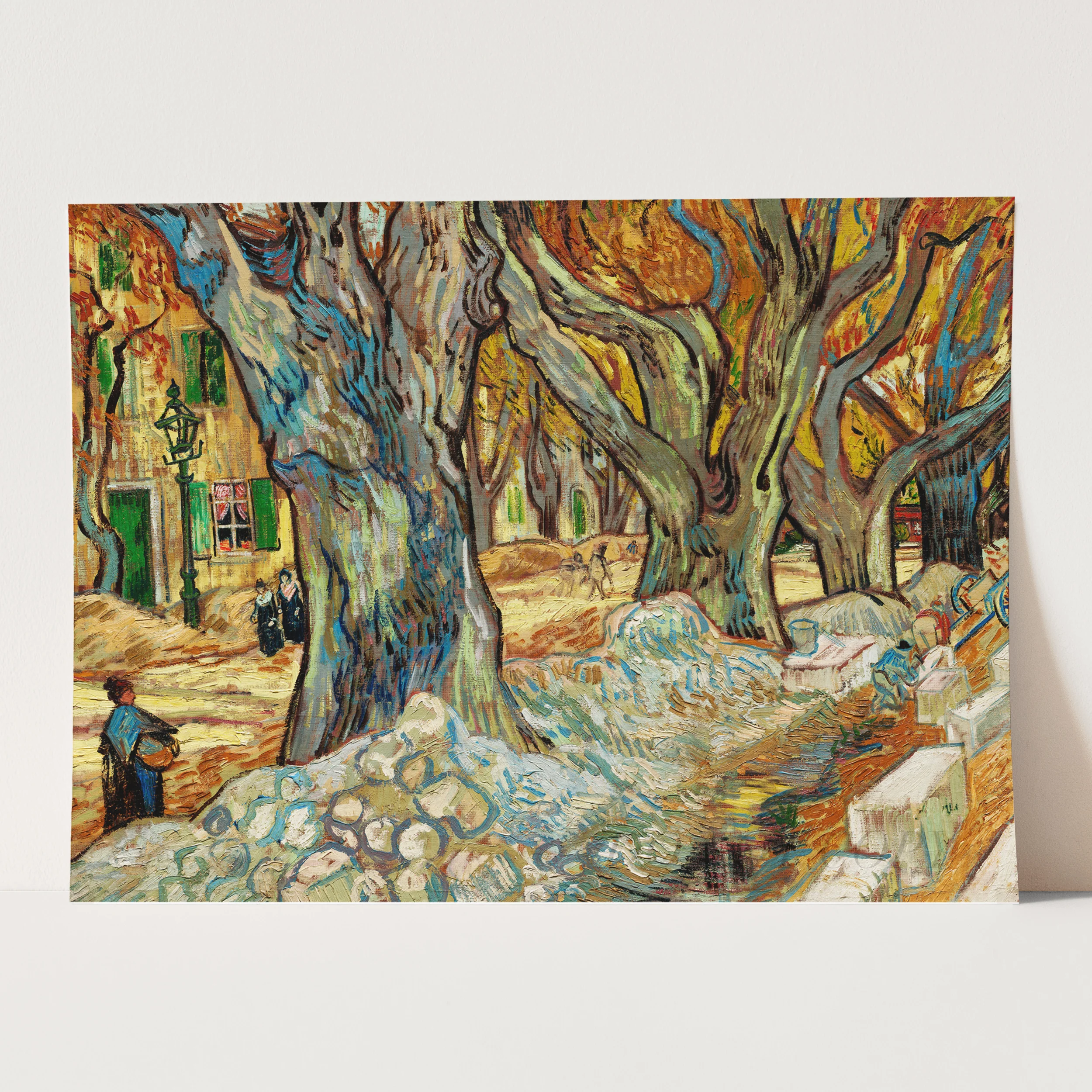 The Large Plane Trees (1889) by Van Gogh - Image 3