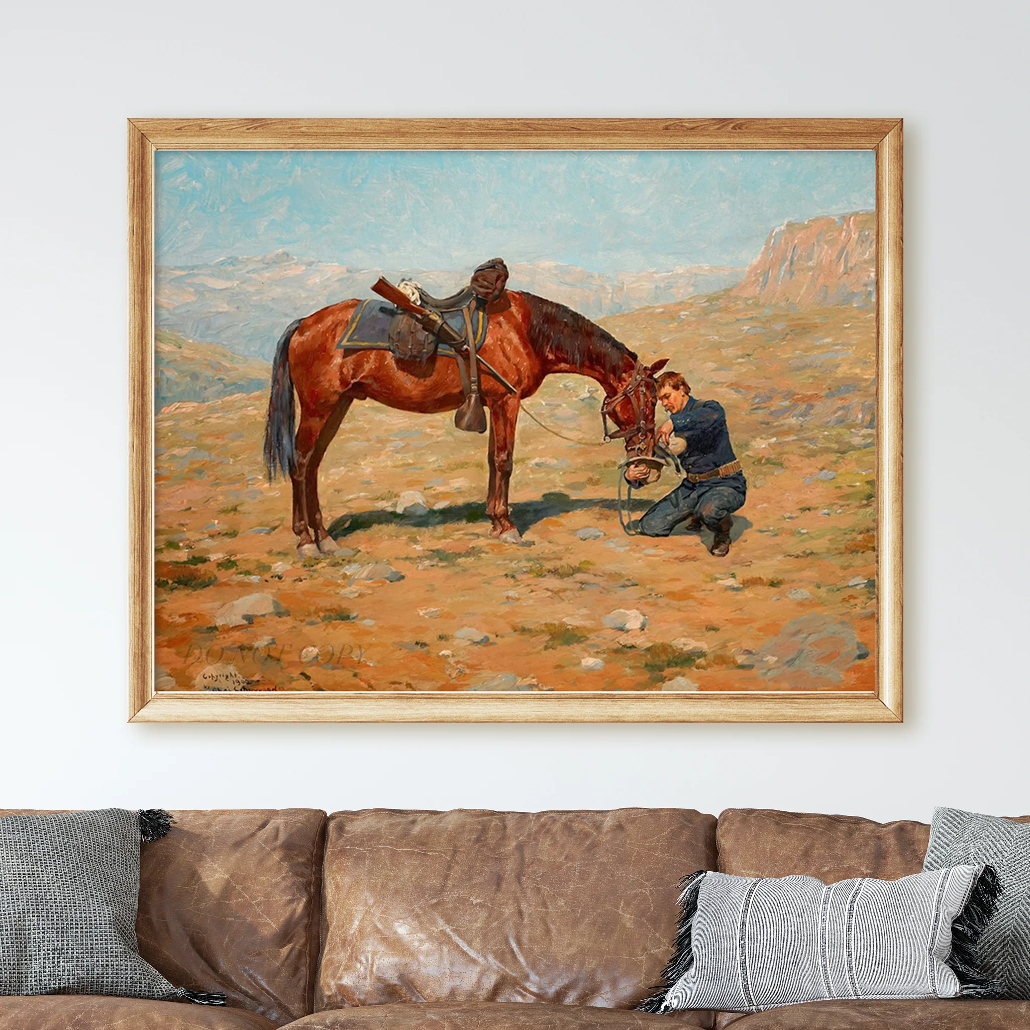 The Last Drop By Charles Schreyvogel - Image 2