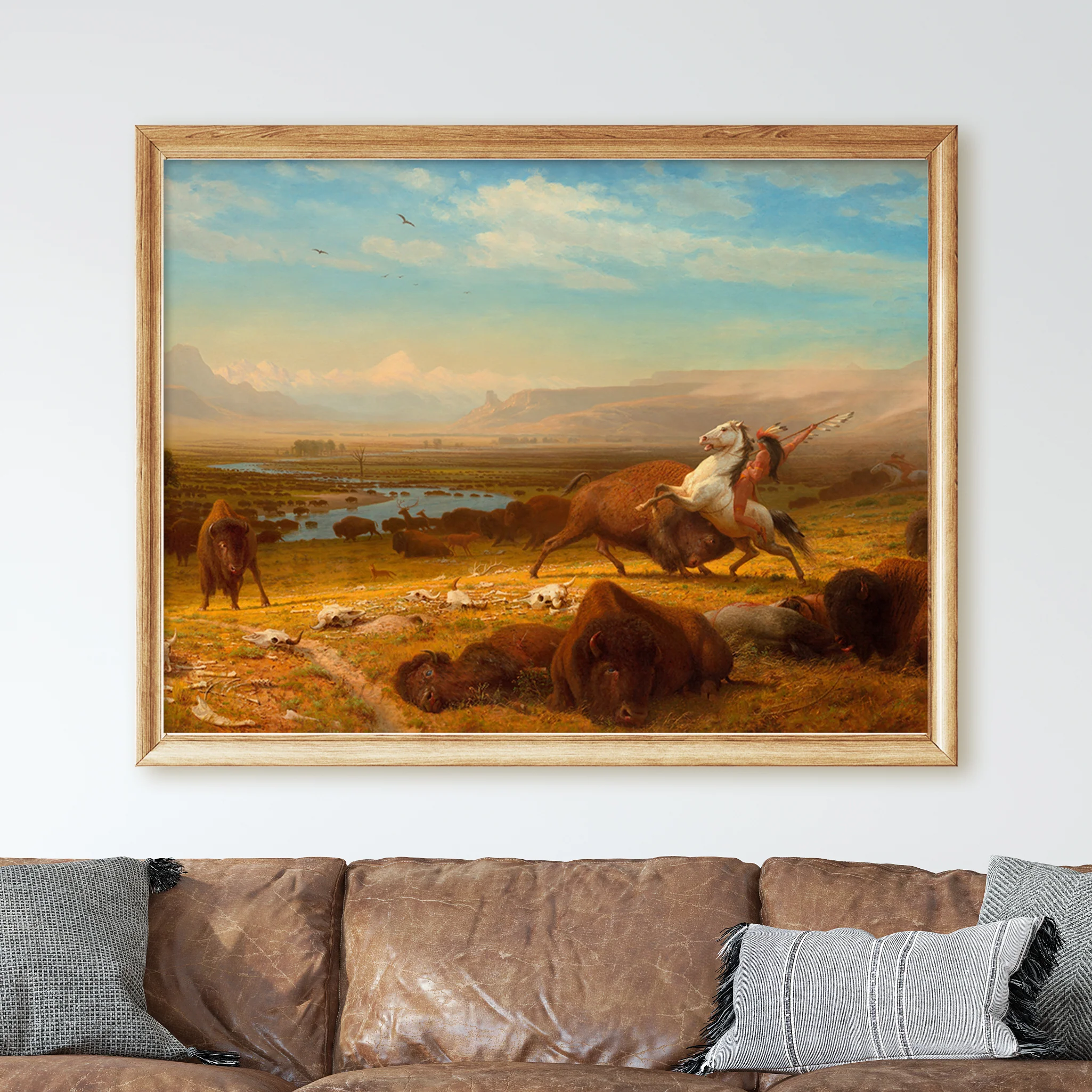 The Last of the Buffalo (1888) by Albert Bierstadt - Image 2