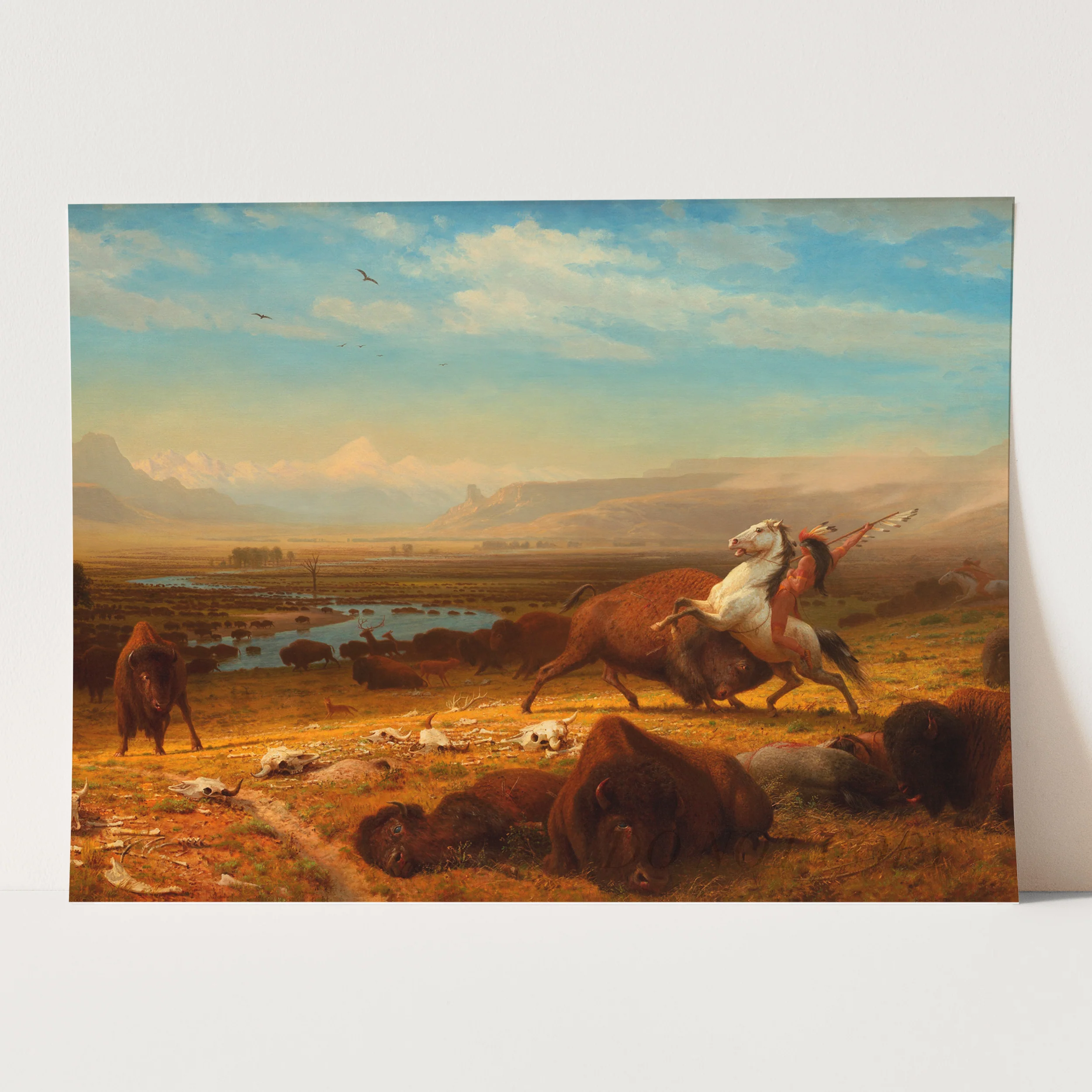 The Last of the Buffalo (1888) by Albert Bierstadt - Image 3