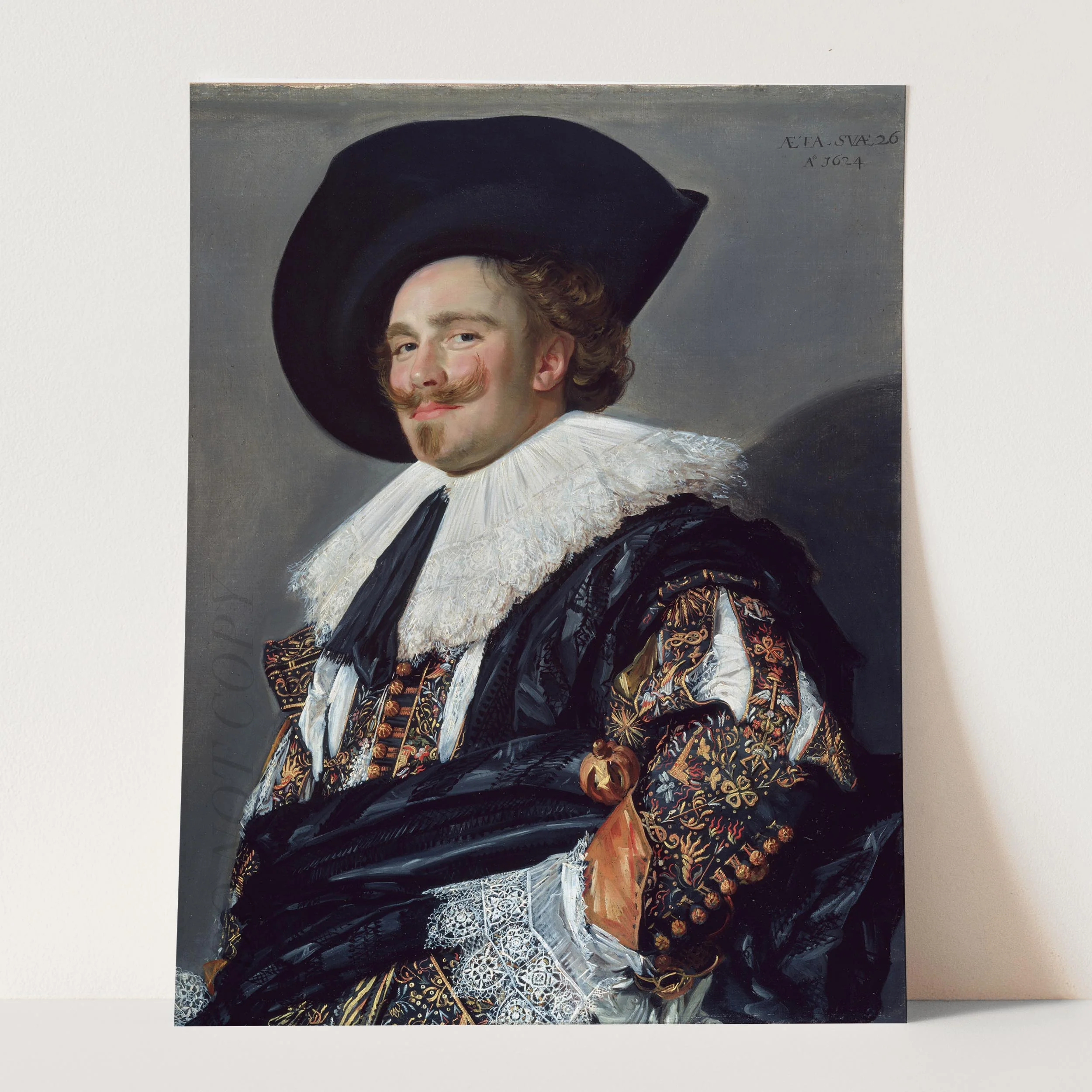 The Laughing Cavalier, 1624 by Frans Hals - Image 3