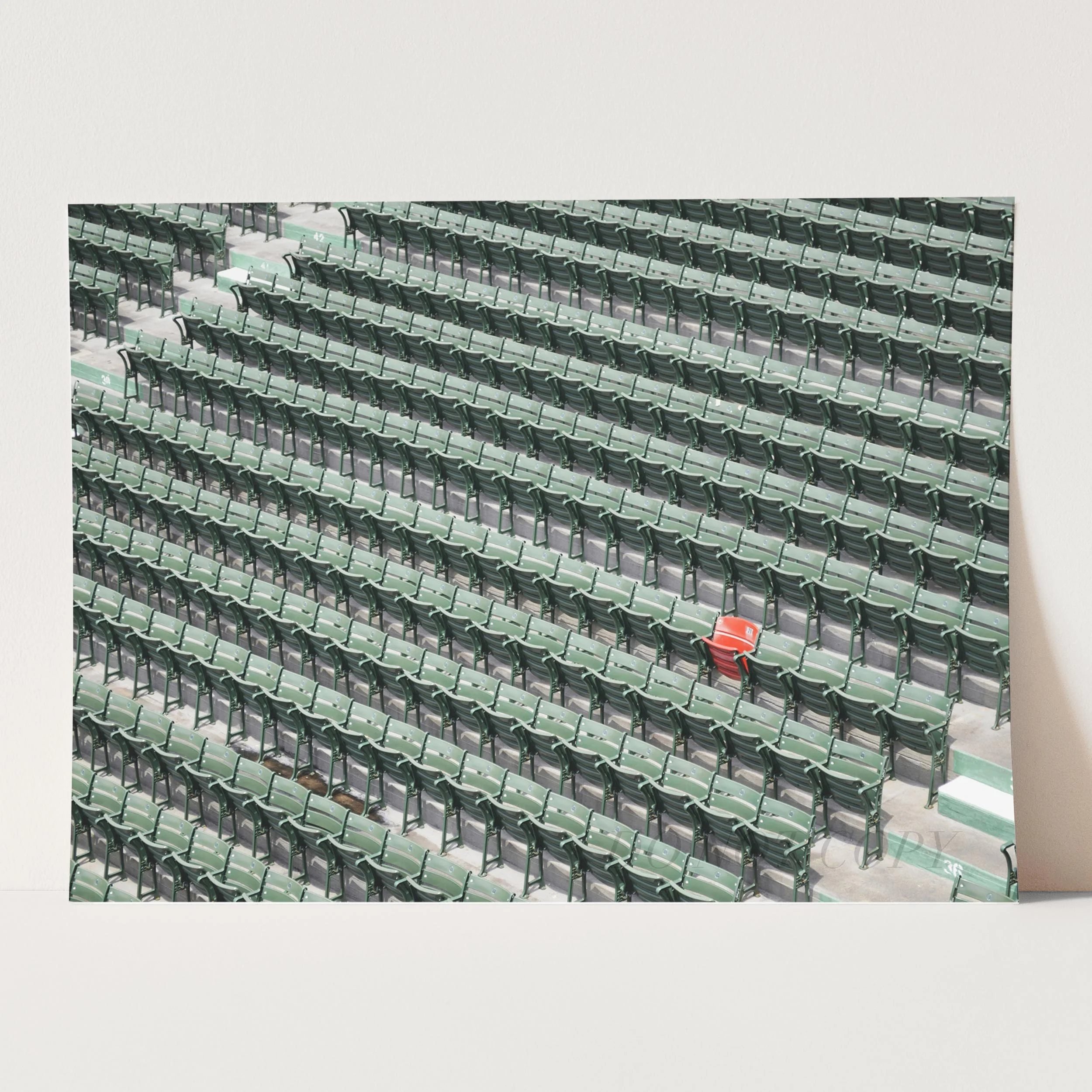 The Lone Red Seat, Fenway Park Boston - Image 3