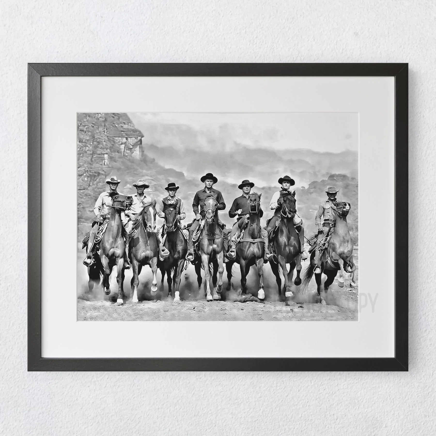The Magnificent Seven On Horseback 1960 - Image 3