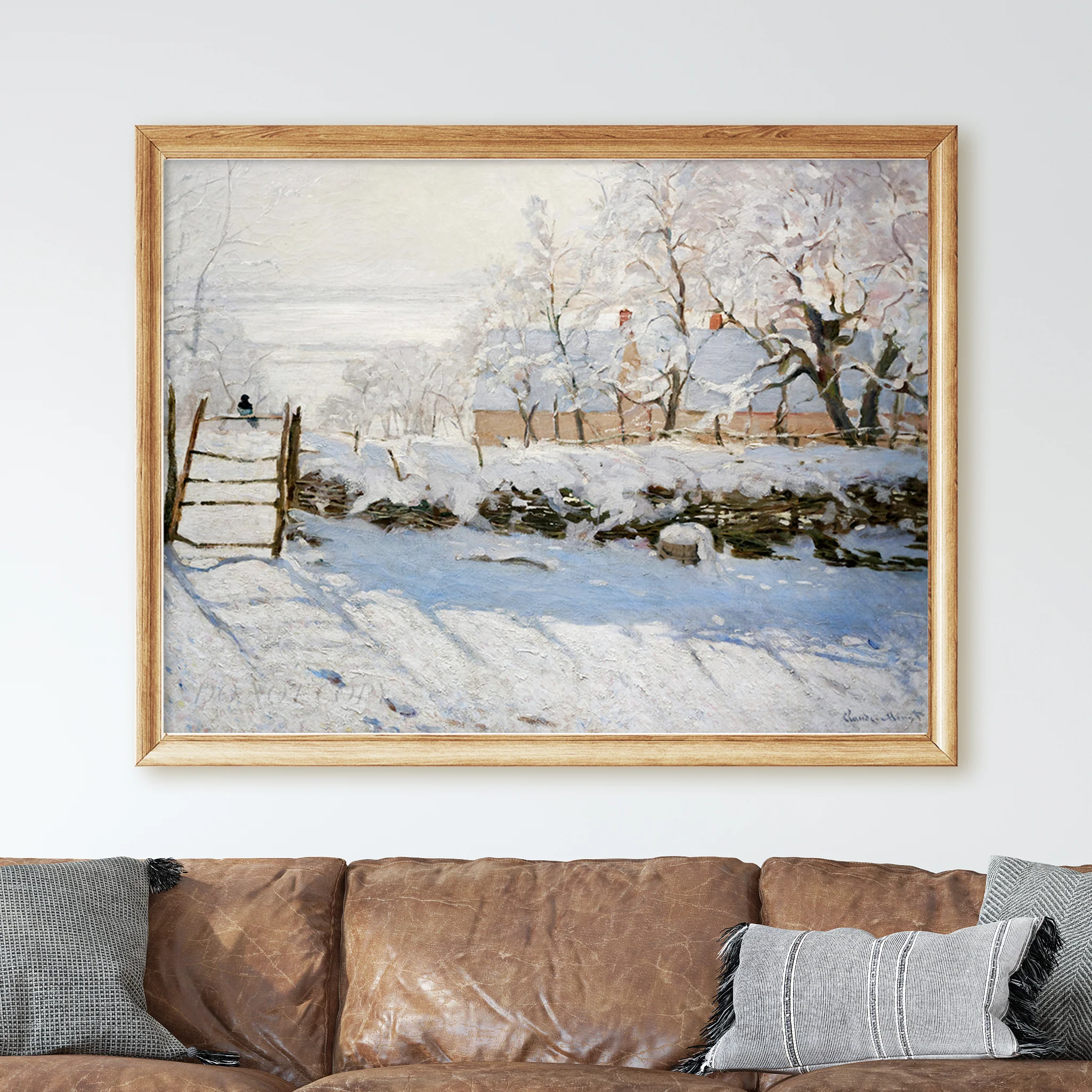 The Magpie (1868–1869) by Claude Monet - Image 2