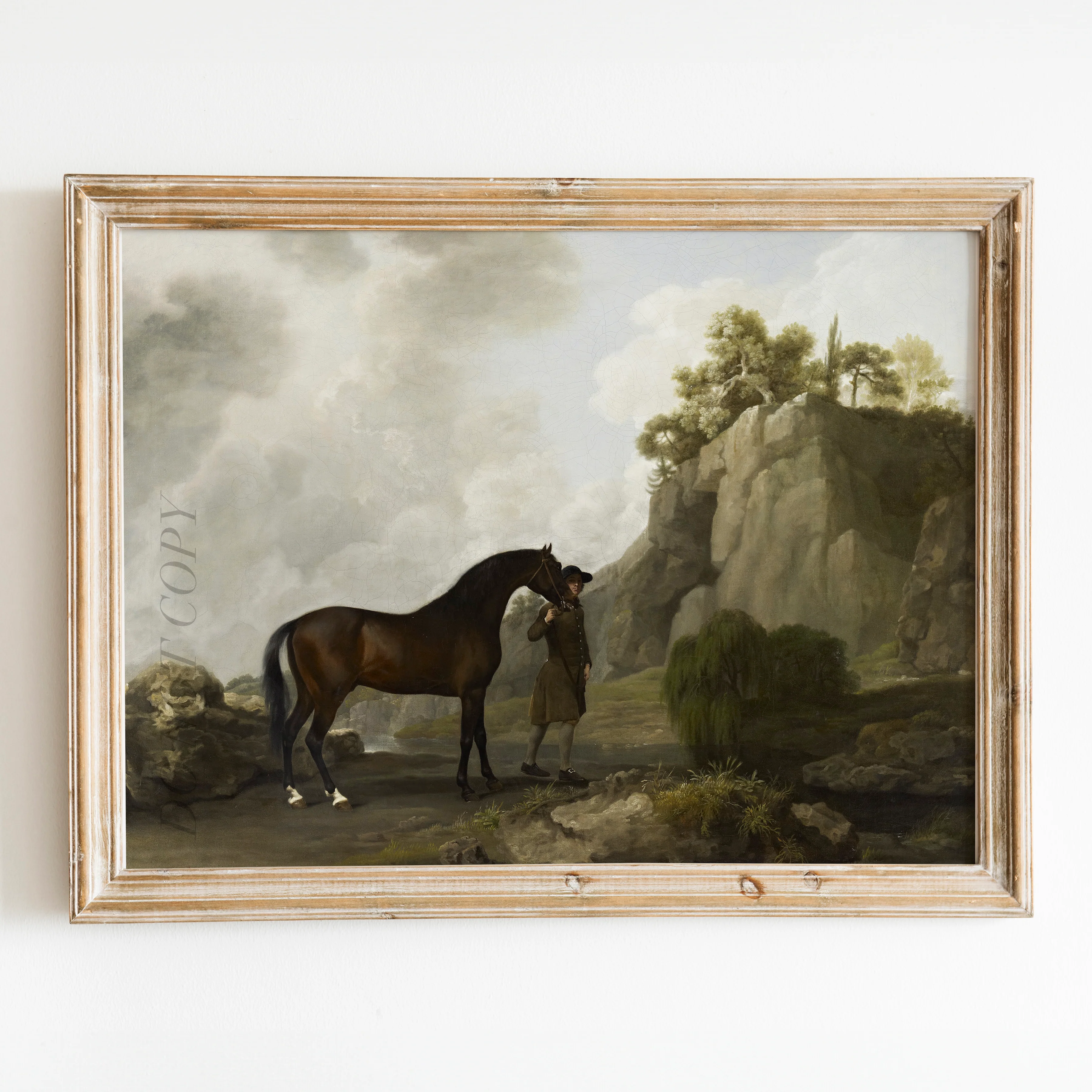 The Marquess of Rockingham's Arabian Stallion by George Stubbs
