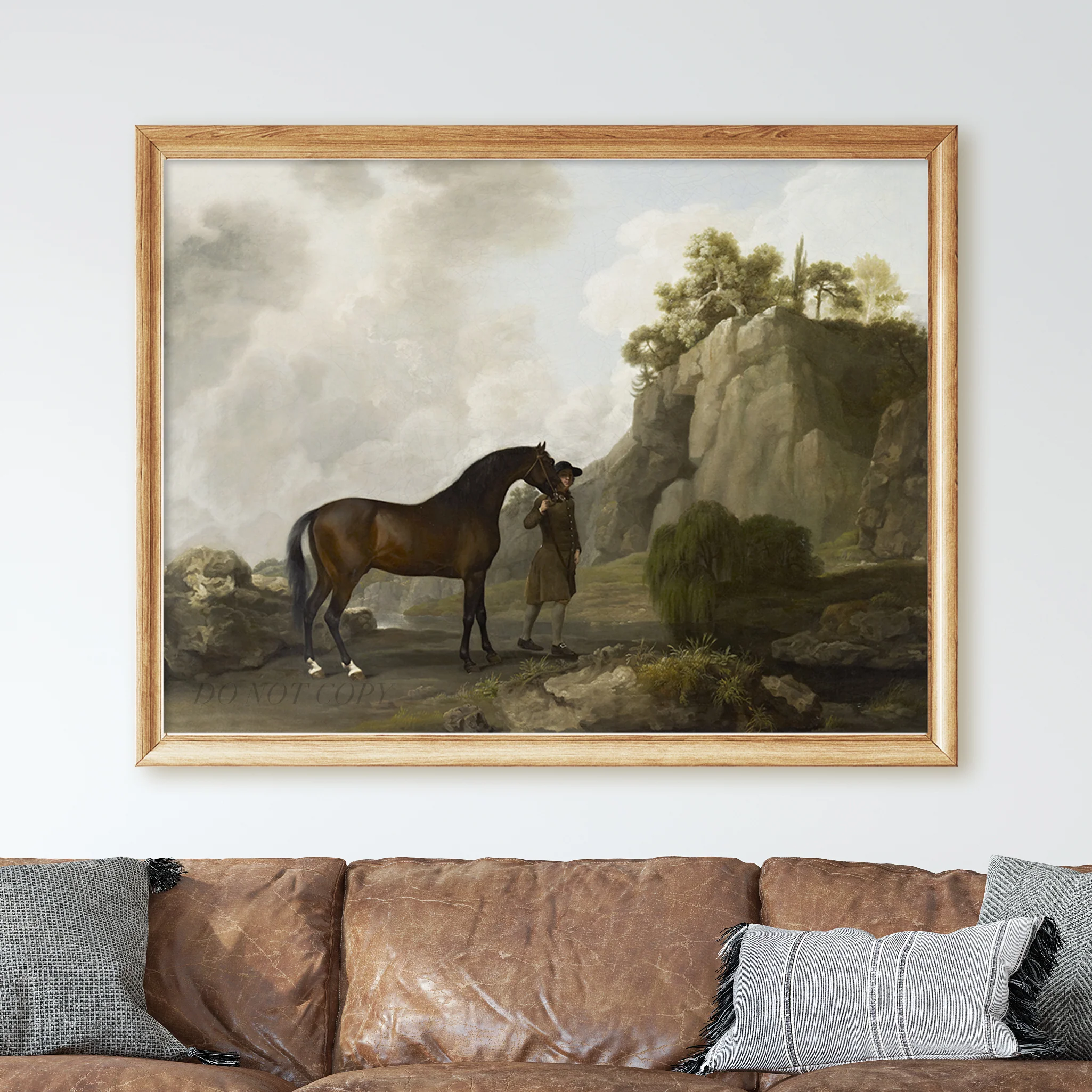 The Marquess of Rockingham's Arabian Stallion by George Stubbs - Image 2