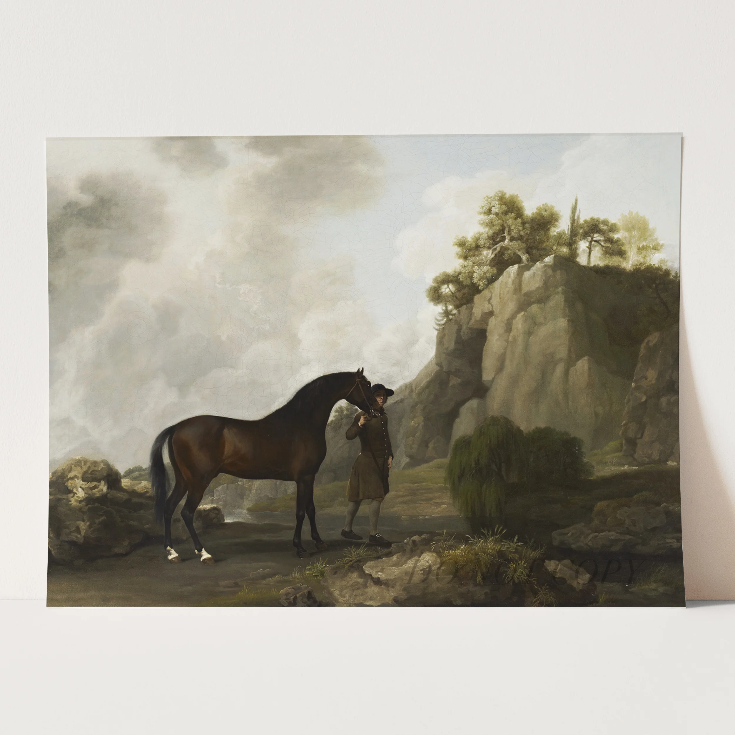 The Marquess of Rockingham's Arabian Stallion by George Stubbs - Image 3