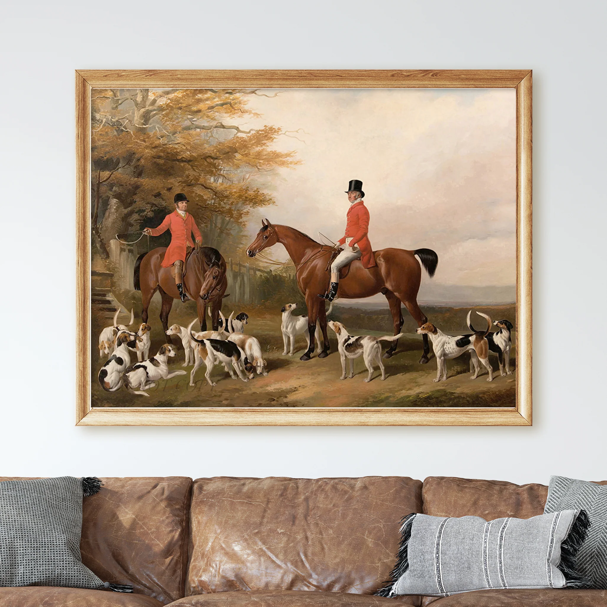The Meeting Fox Hunt Scene by William Barraud - Image 2