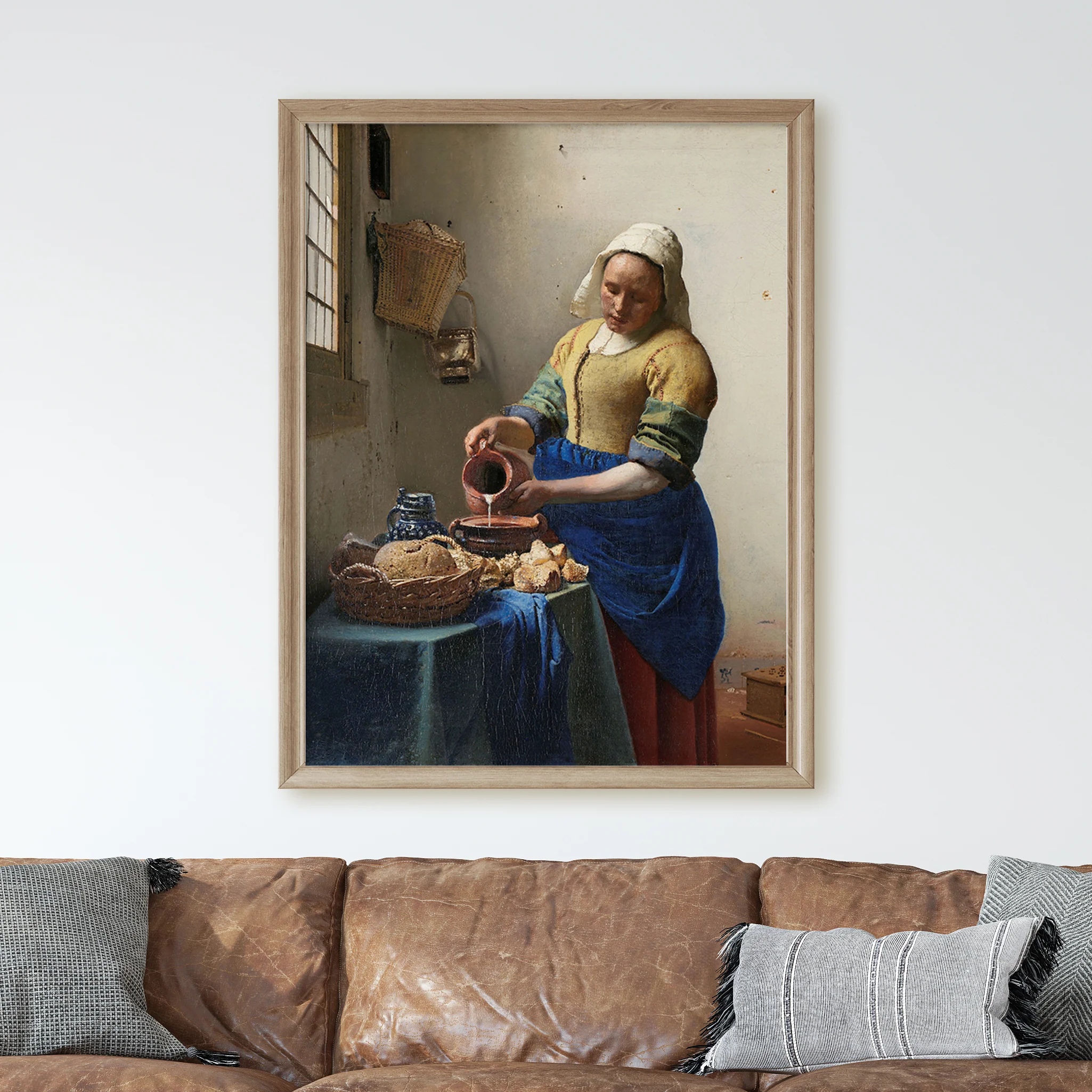 The Milkmaid by Johannes Vermeer - Image 2