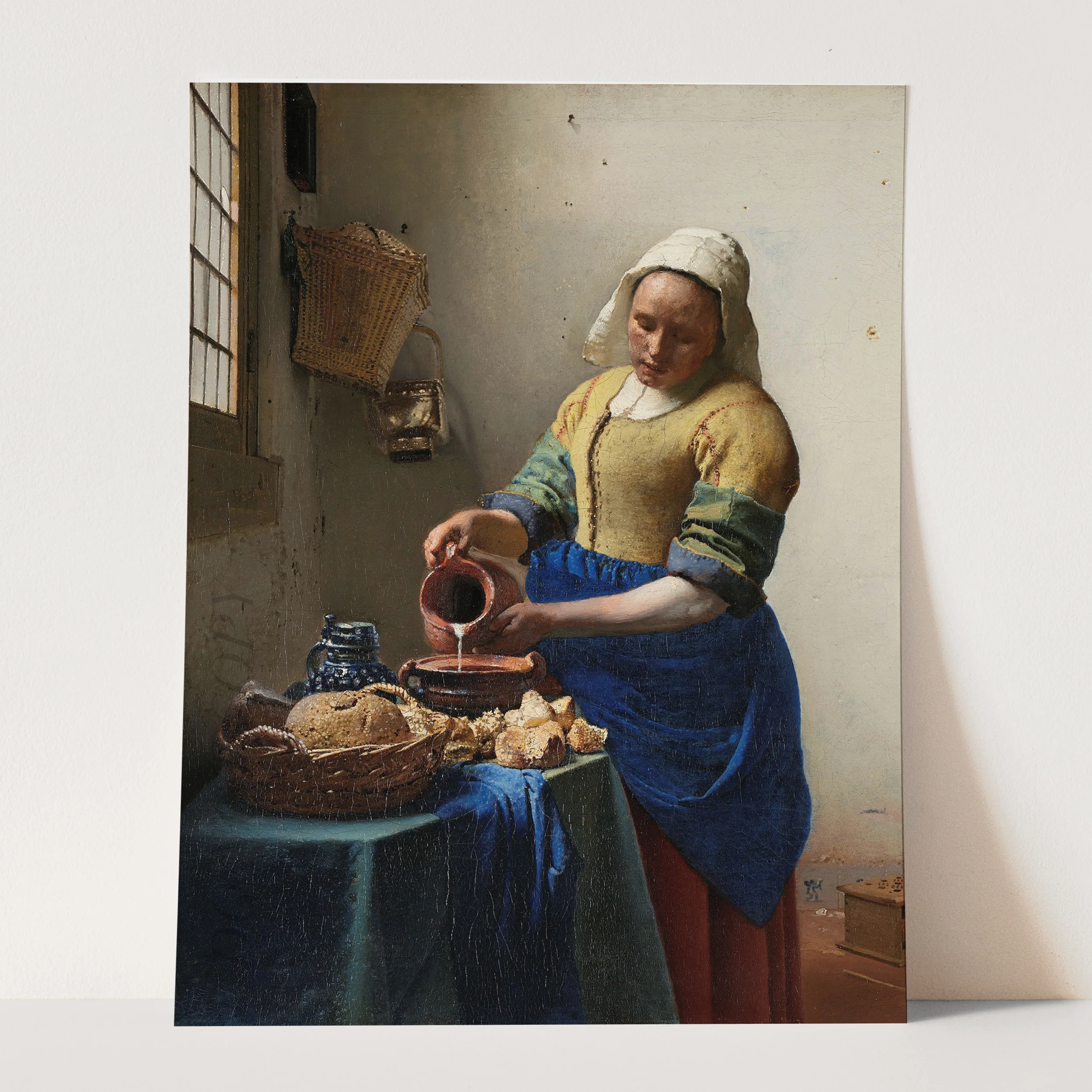 The Milkmaid by Johannes Vermeer - Image 3