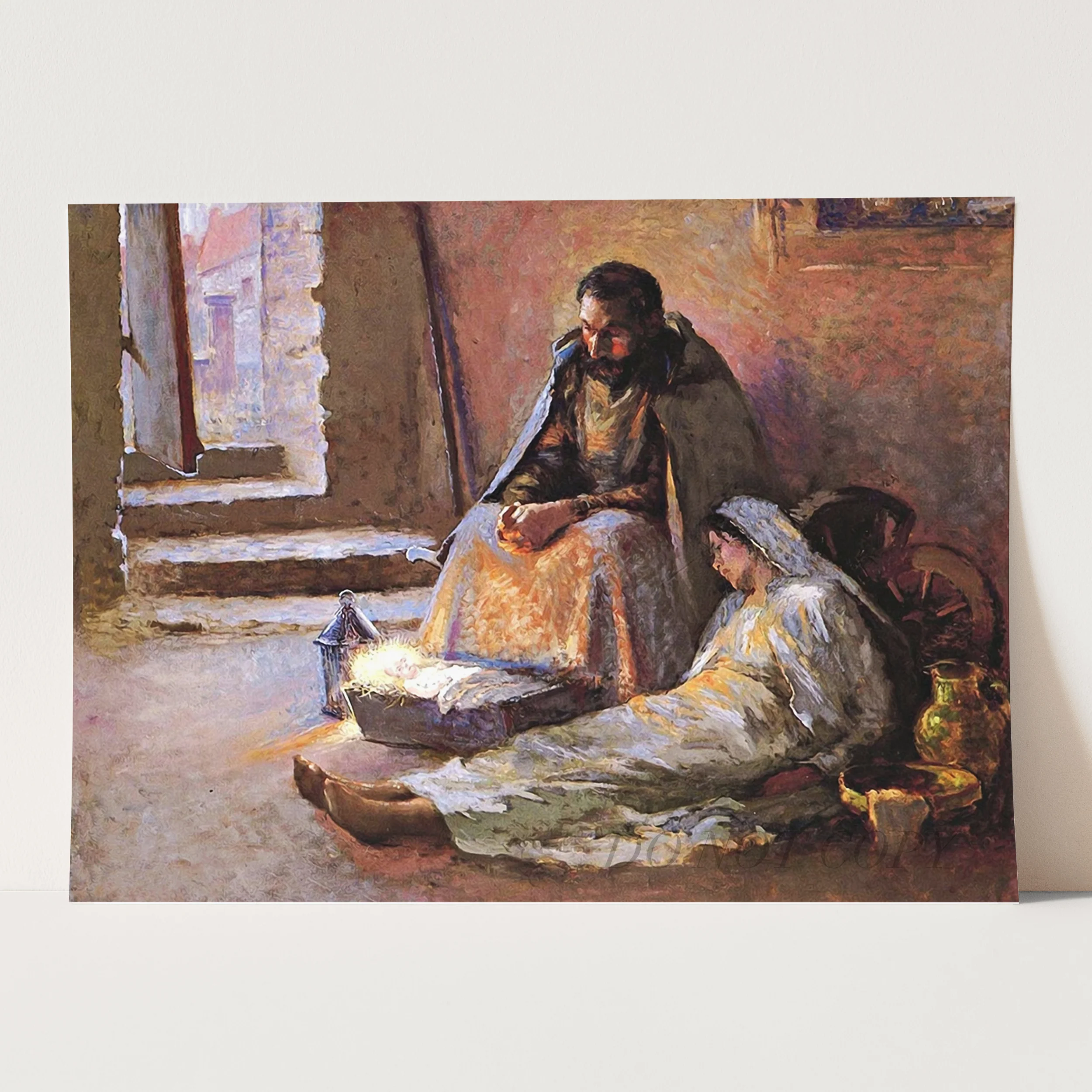 The Nativity By Gari Melchers - Image 3