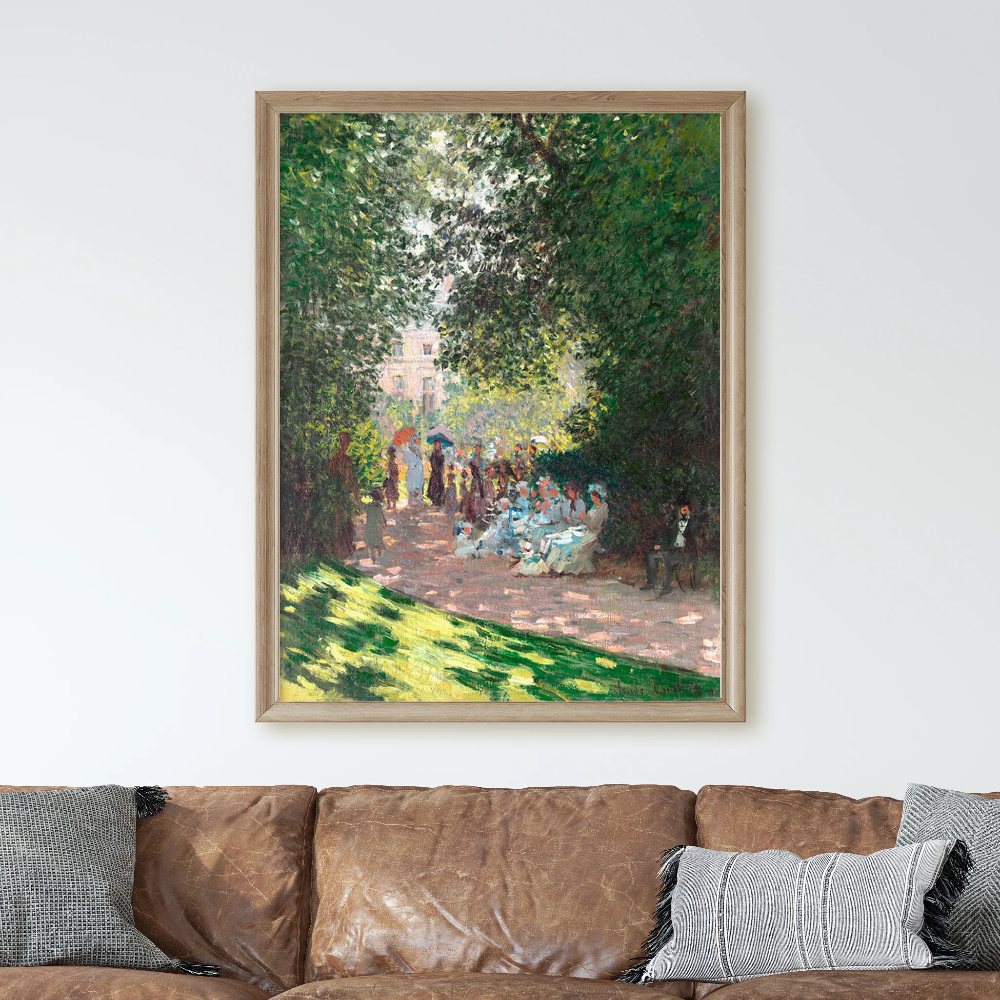 The Parc Monceau (1878) by Claude Monet - Image 2