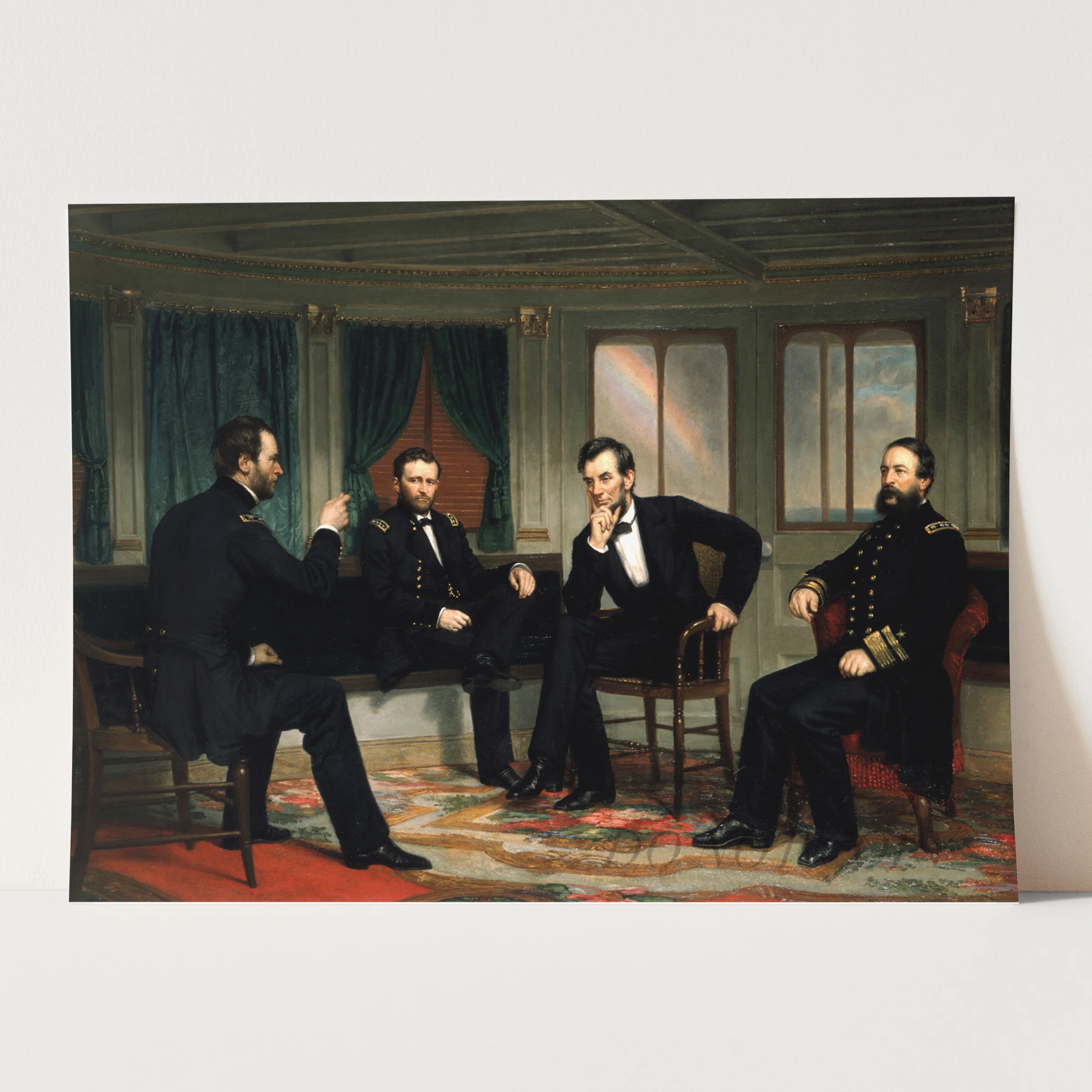 The Peacemakers 1868 by George P.A. Healy - Image 3