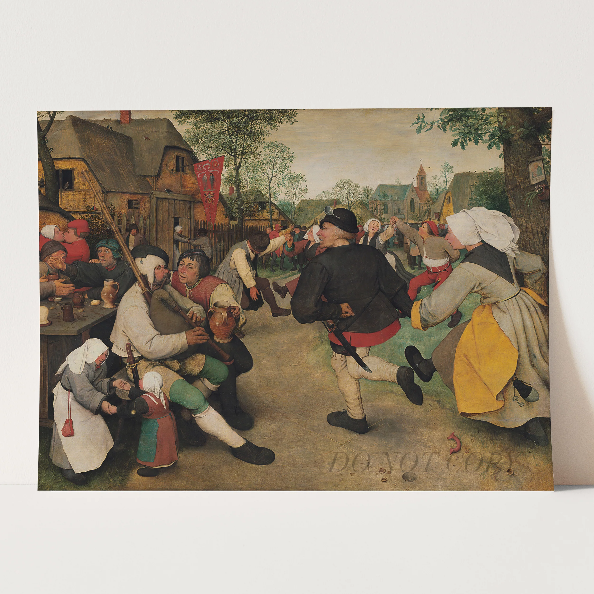 The Peasant Dance by Pieter Bruegel the Elder - Image 3