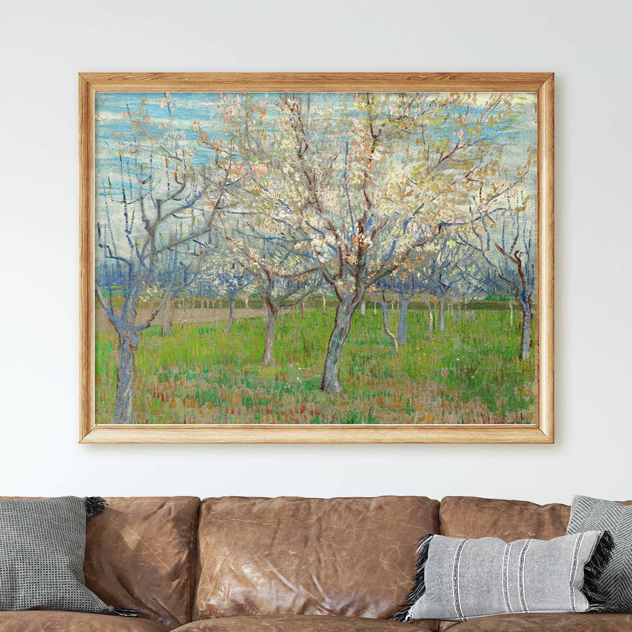 The Pink Orchard (1888) by Van Gogh - Image 2