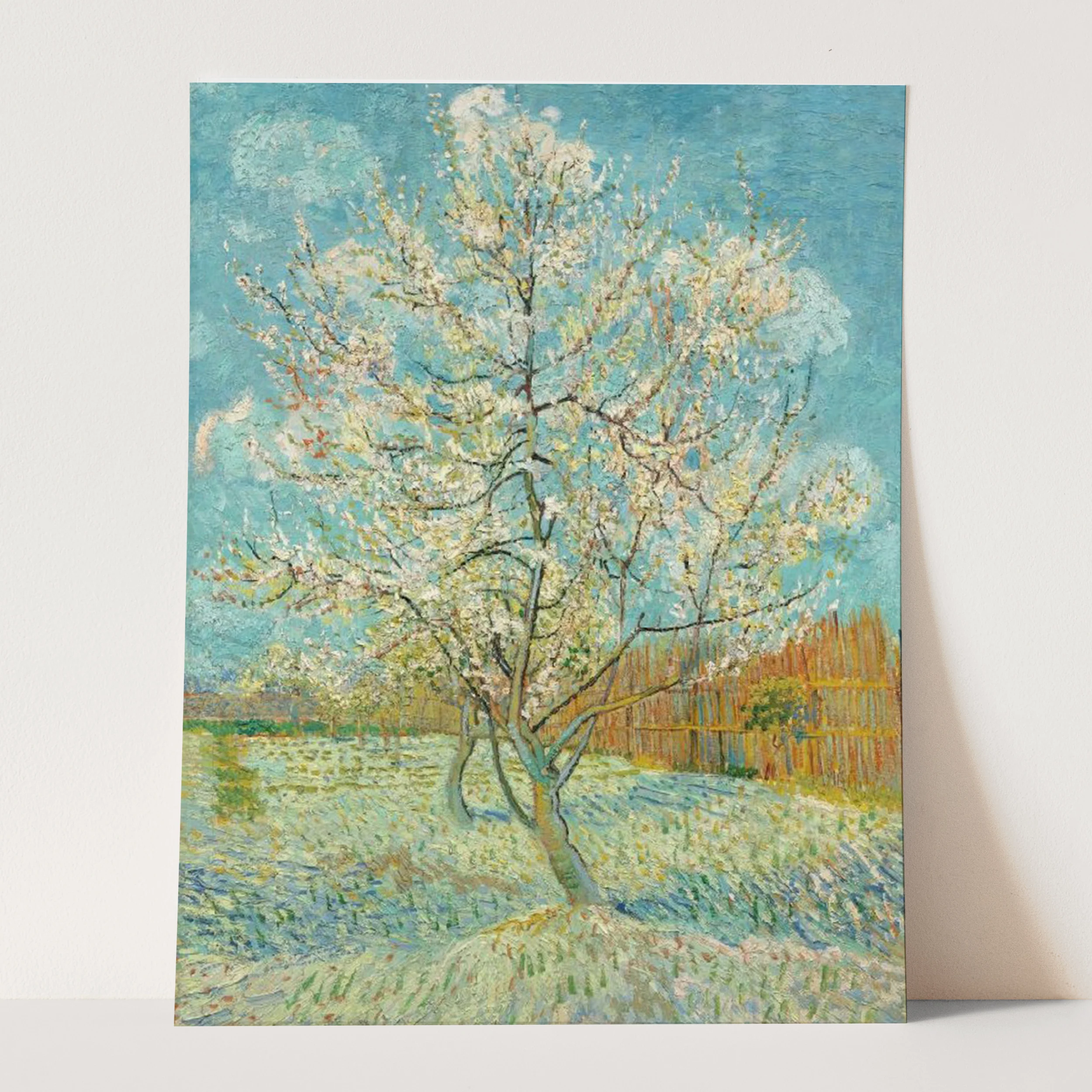The Pink Peach Tree (1888) by Van Gogh - Image 3