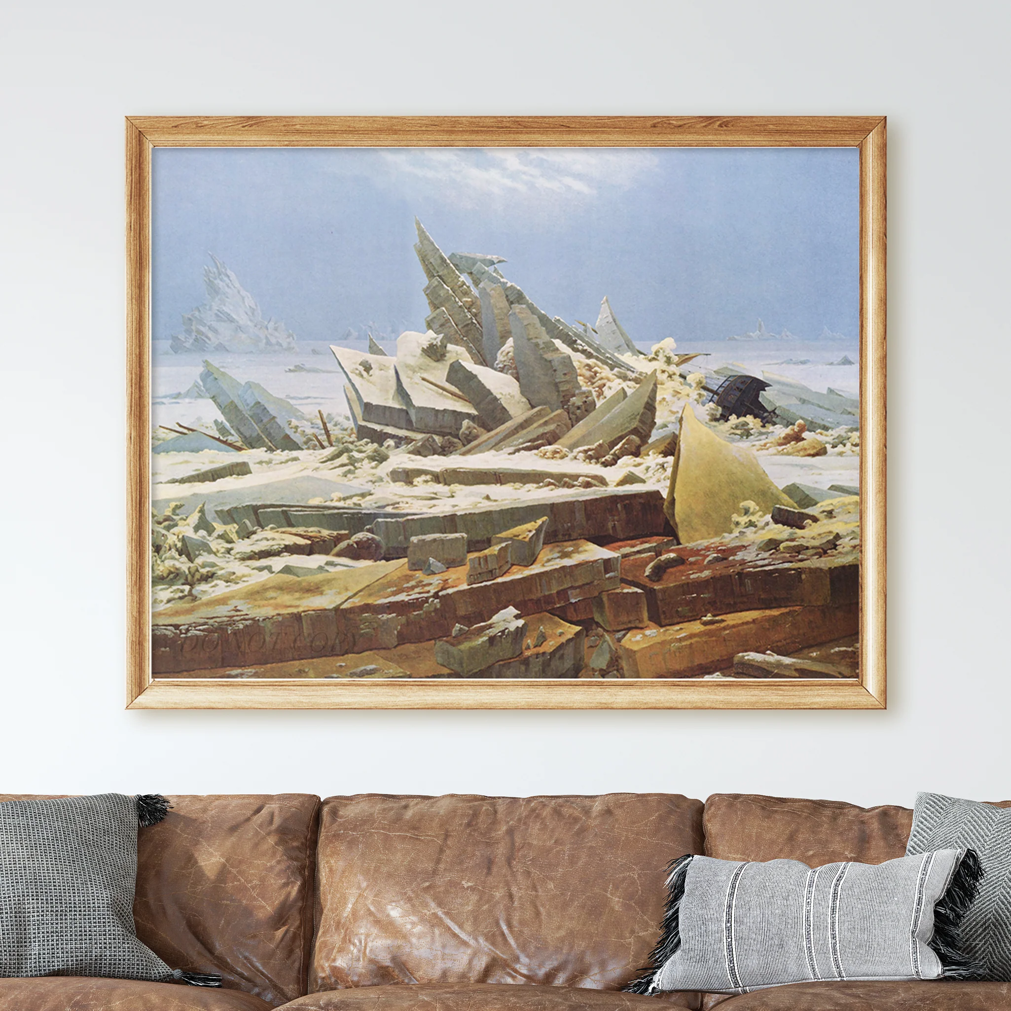 The Polar Sea (The Sea of Ice) by Caspar David Friedrich - Image 2