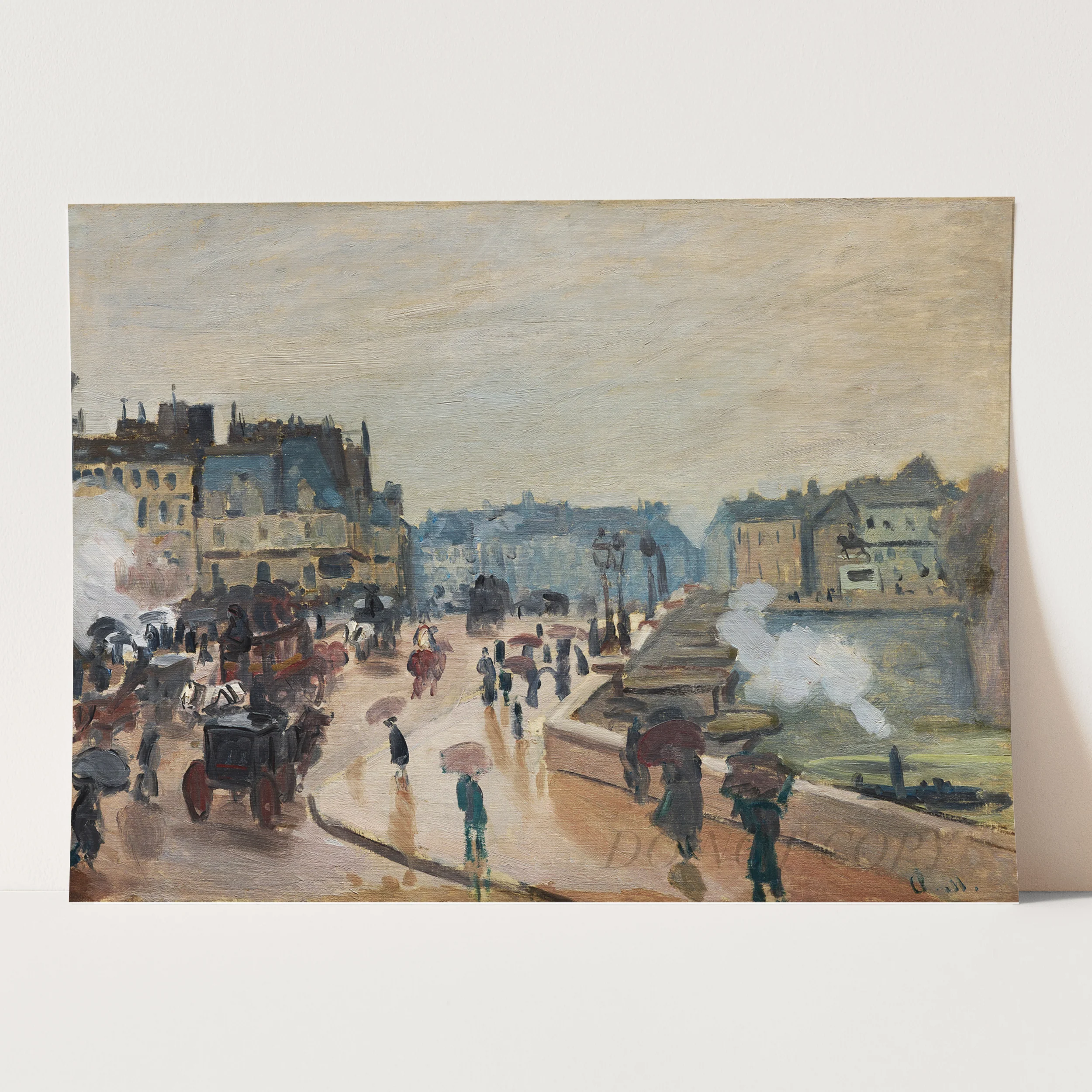 The Pont Neuf (1871) by Claude Monet - Image 3