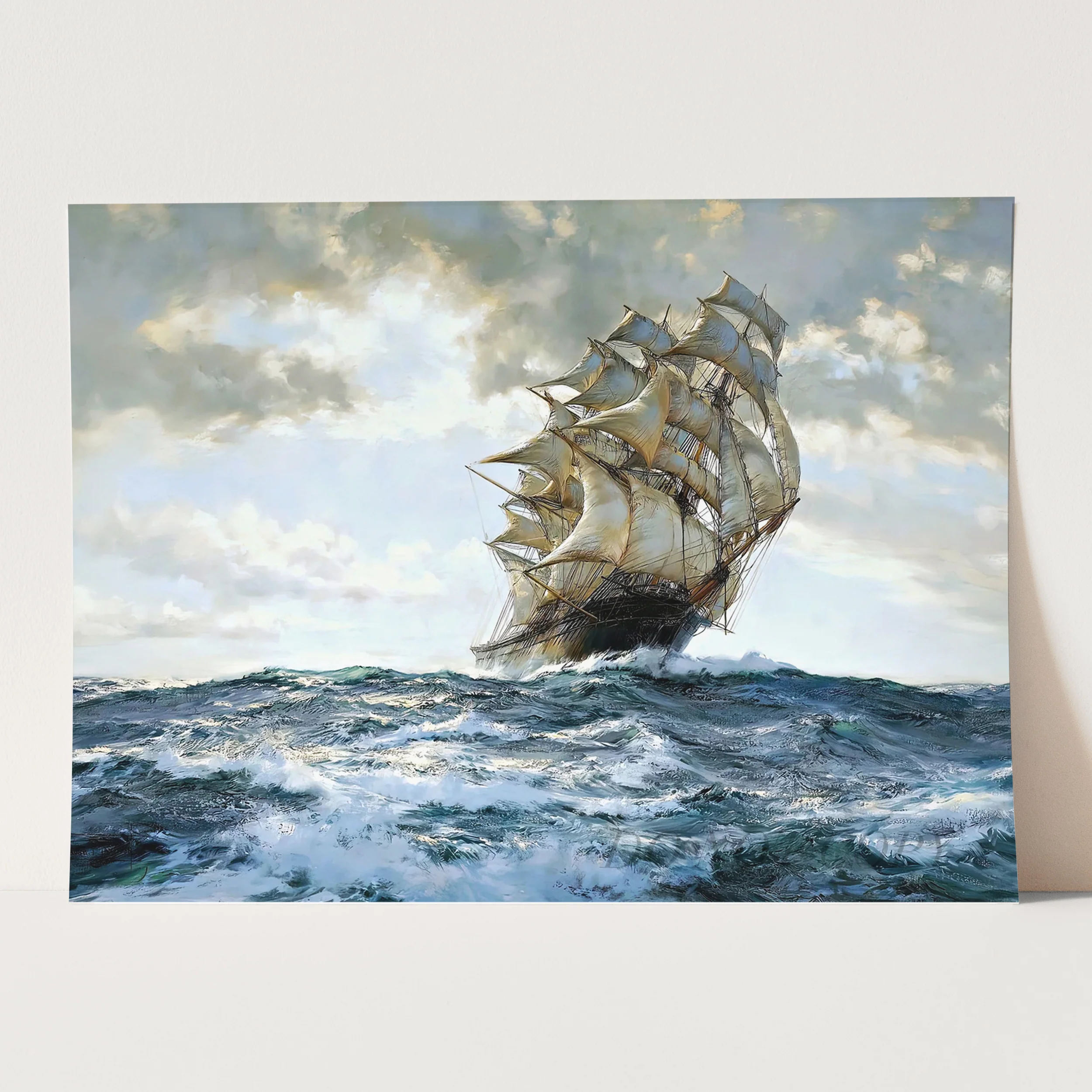 The Proud Ship by Montague Dawson - Image 3