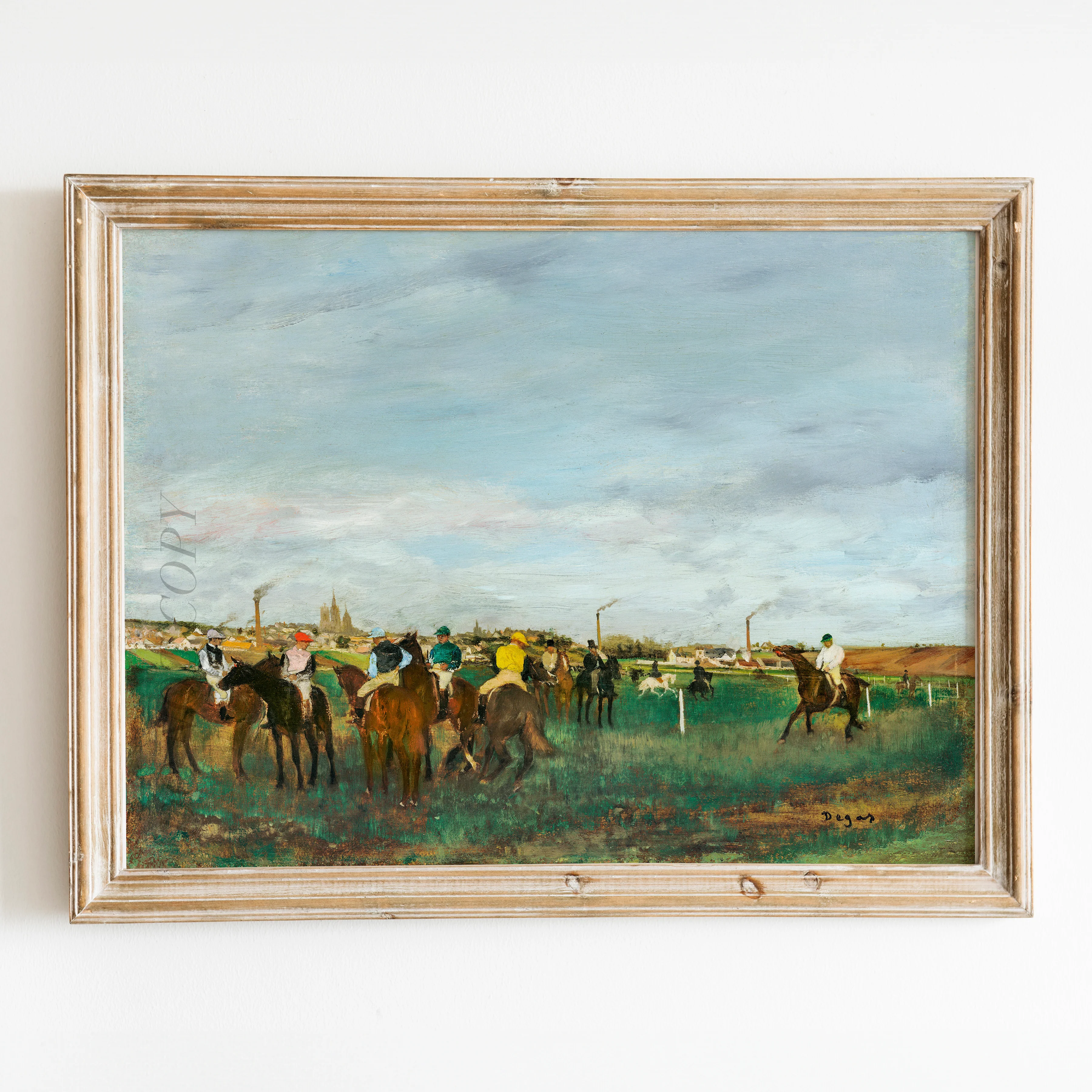 The Races (1871–1872) by Edgar Degas
