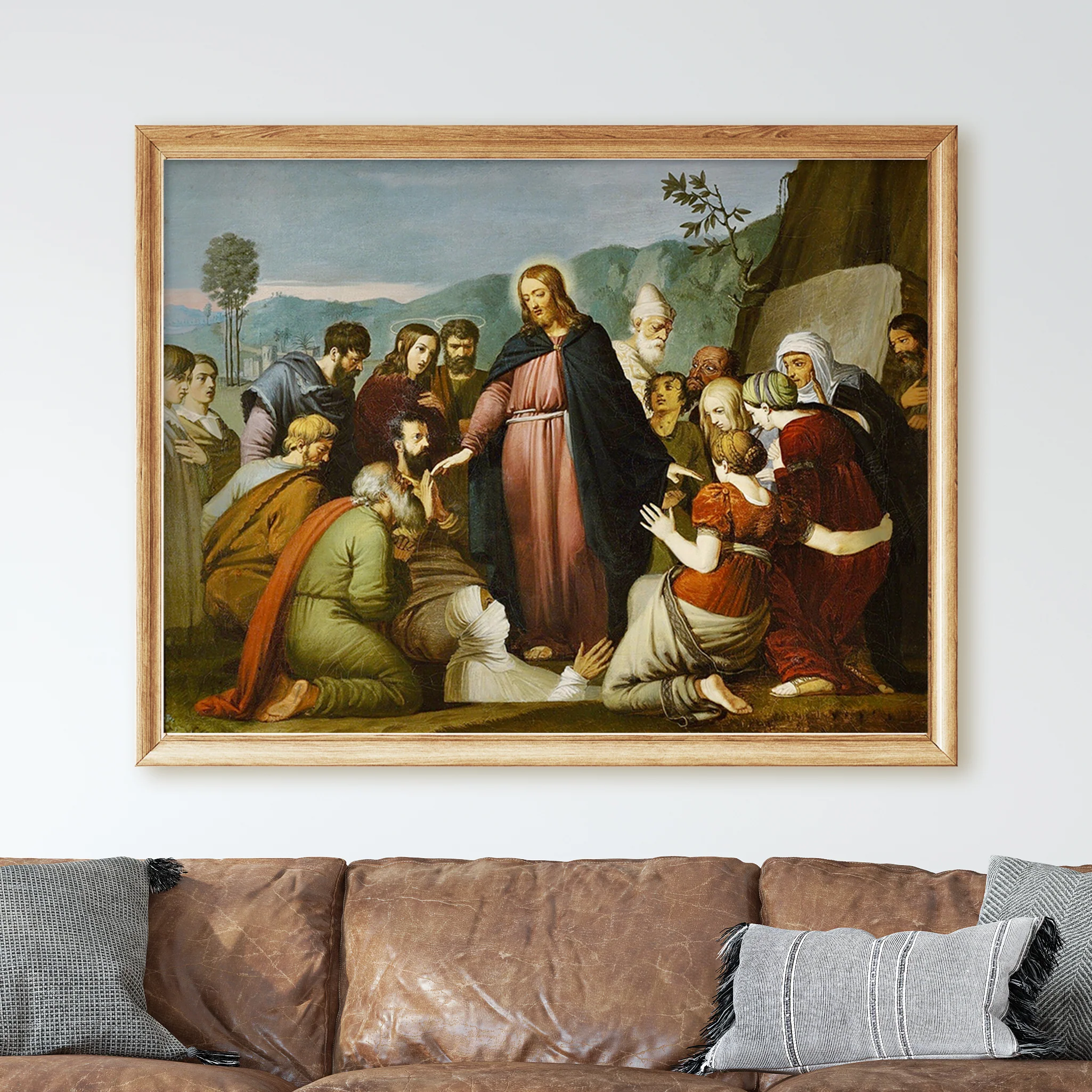 The Raising of Lazarus (1808) by Johann Friedrich Overbeck - Image 2