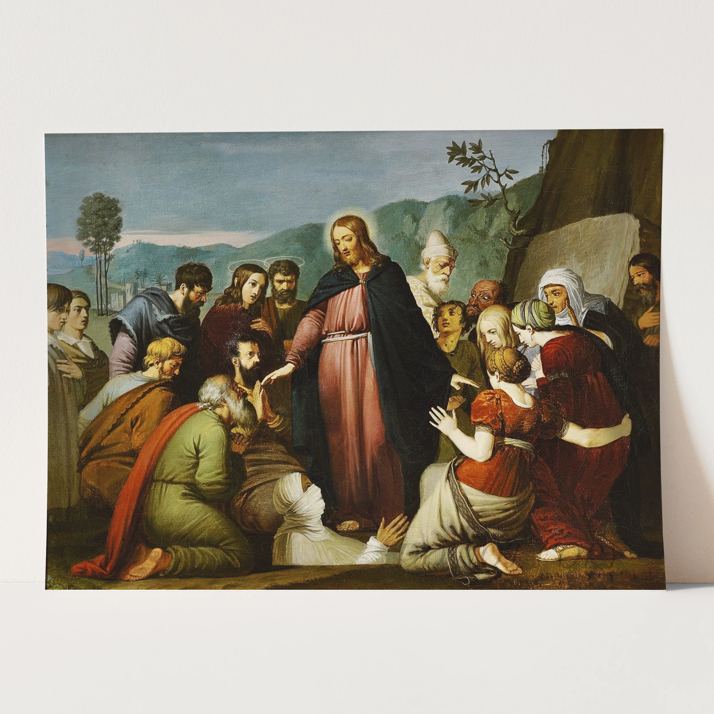 The Raising of Lazarus (1808) by Johann Friedrich Overbeck - Image 3