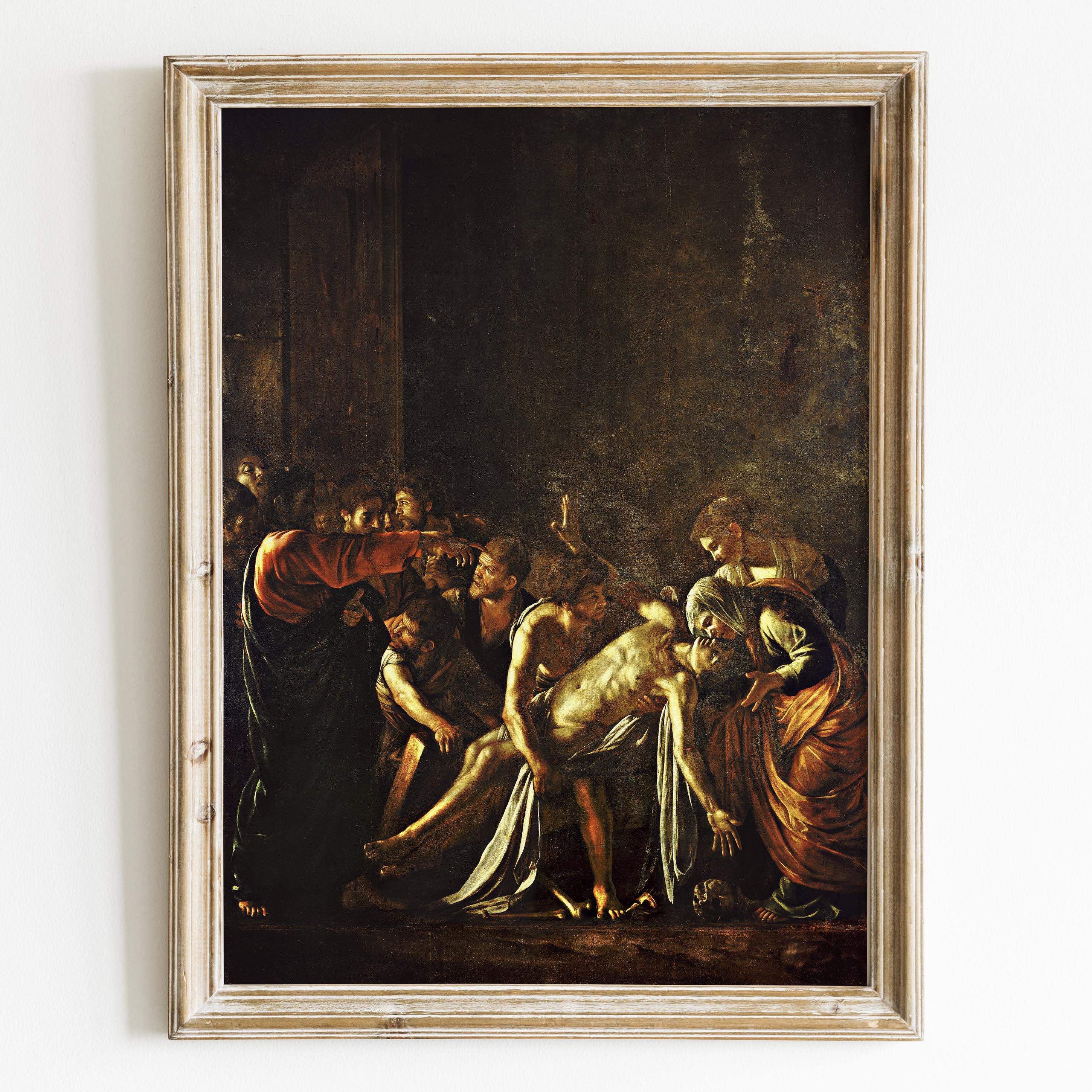The Raising Of Lazarus by Caravaggio